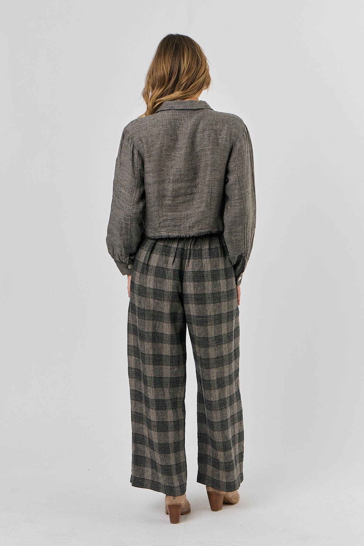 Linen Jacket - Starling