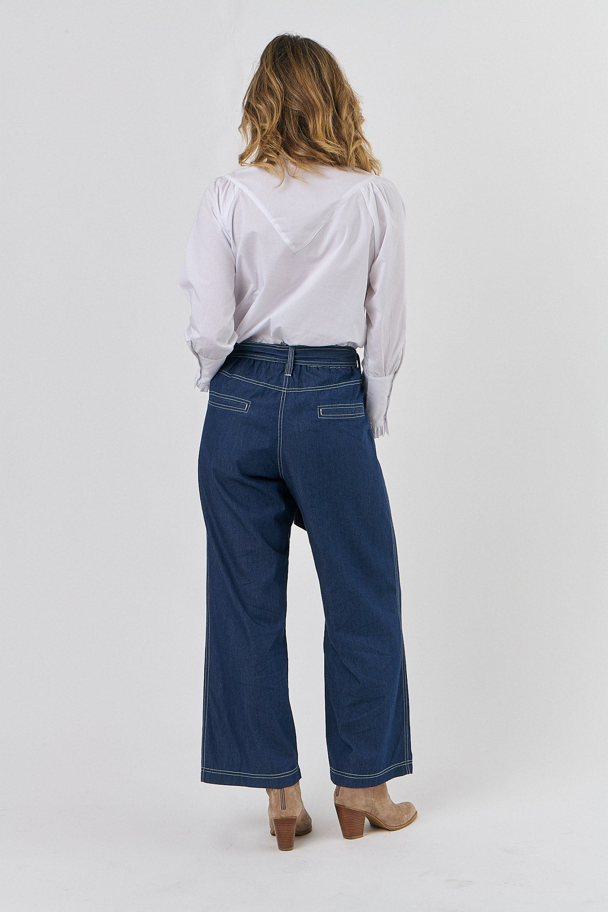Linen Top - White