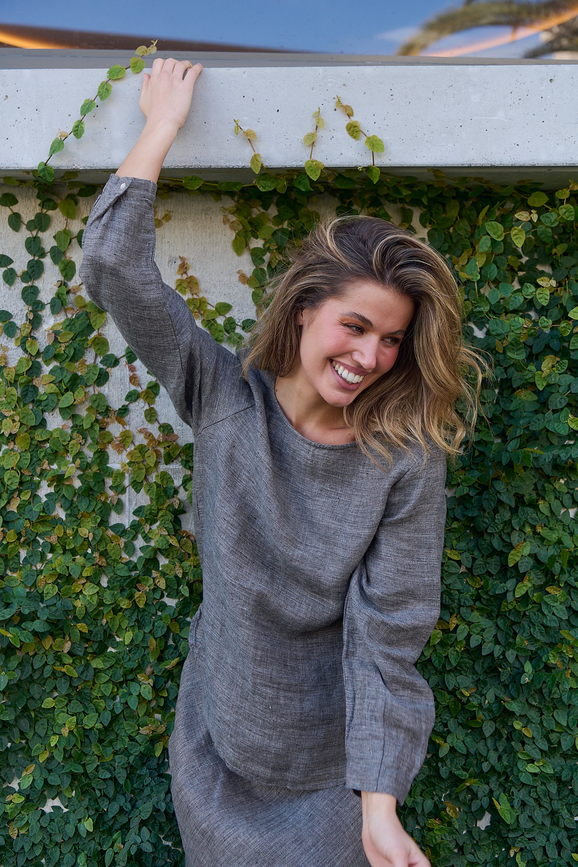 Linen Top - Starling