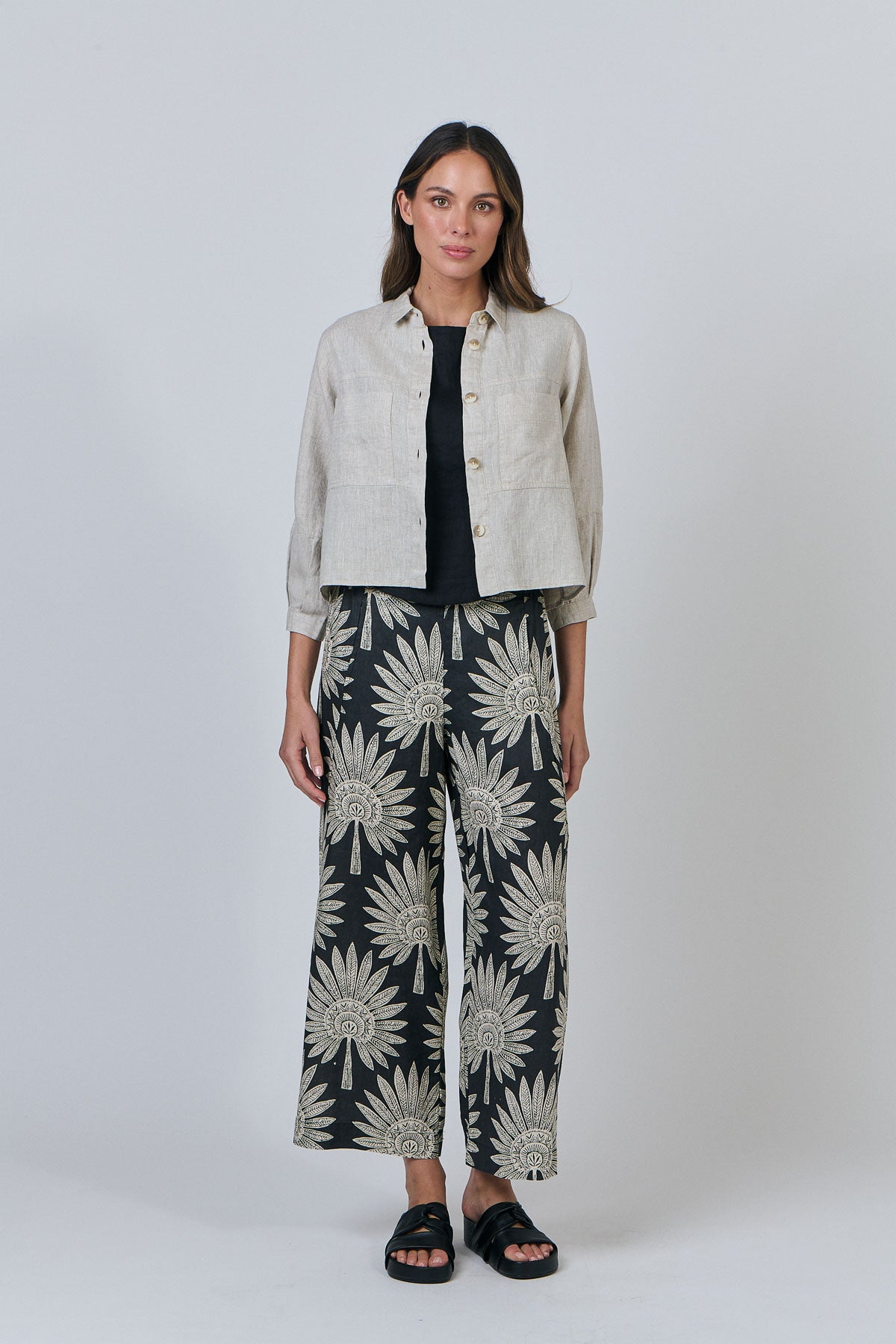 Linen Jacket - Sand