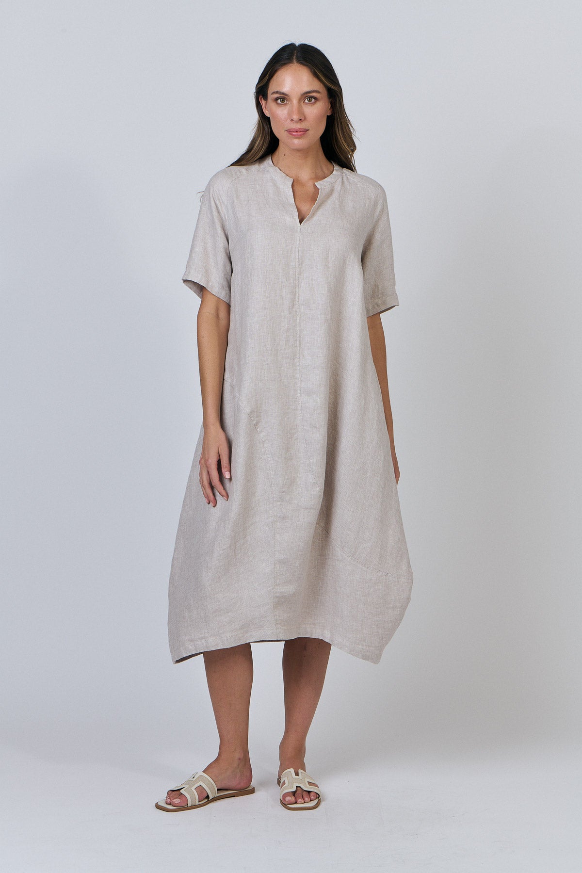 Linen Dress - Dune