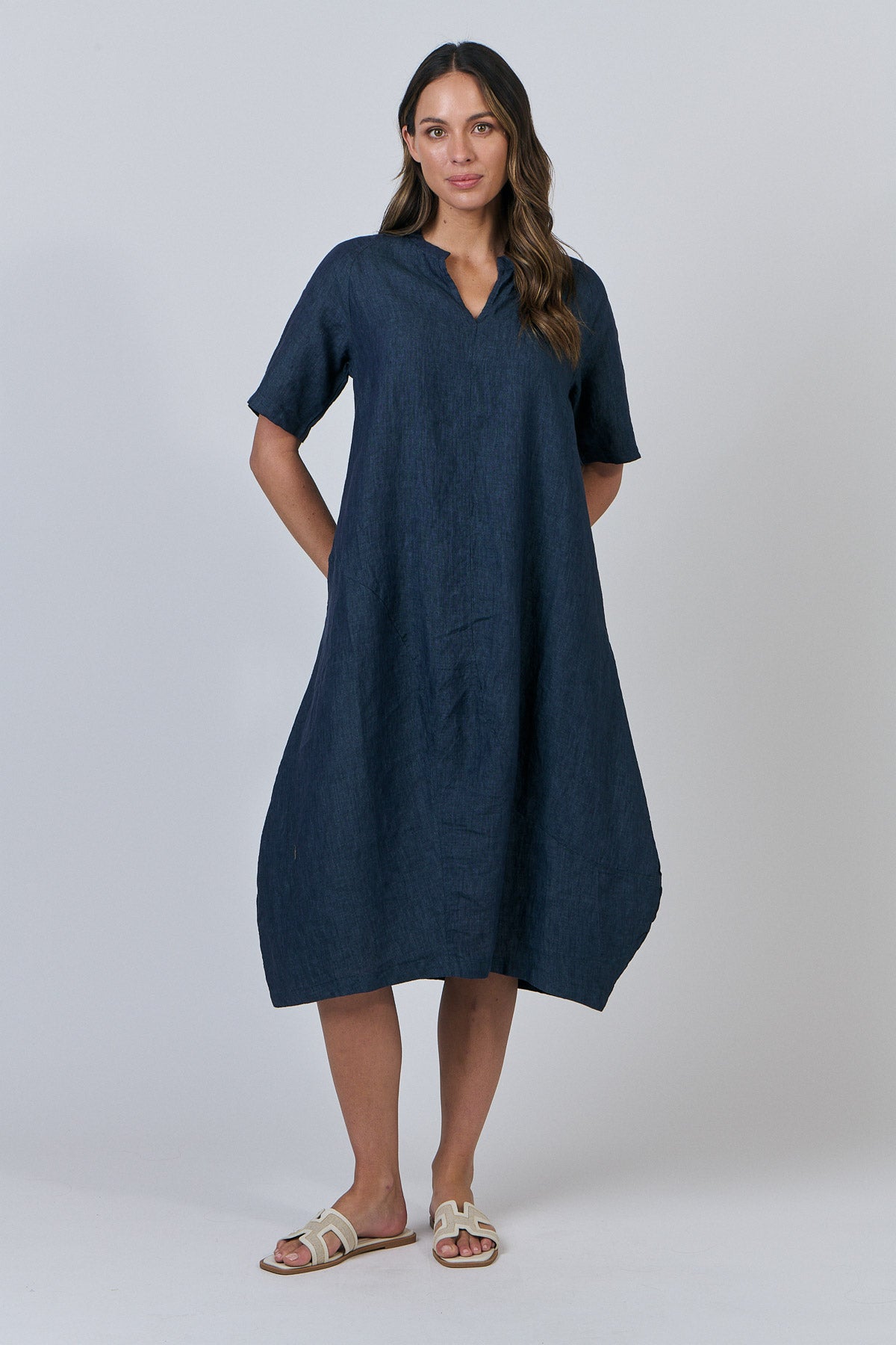 Linen Dress - Poseidon