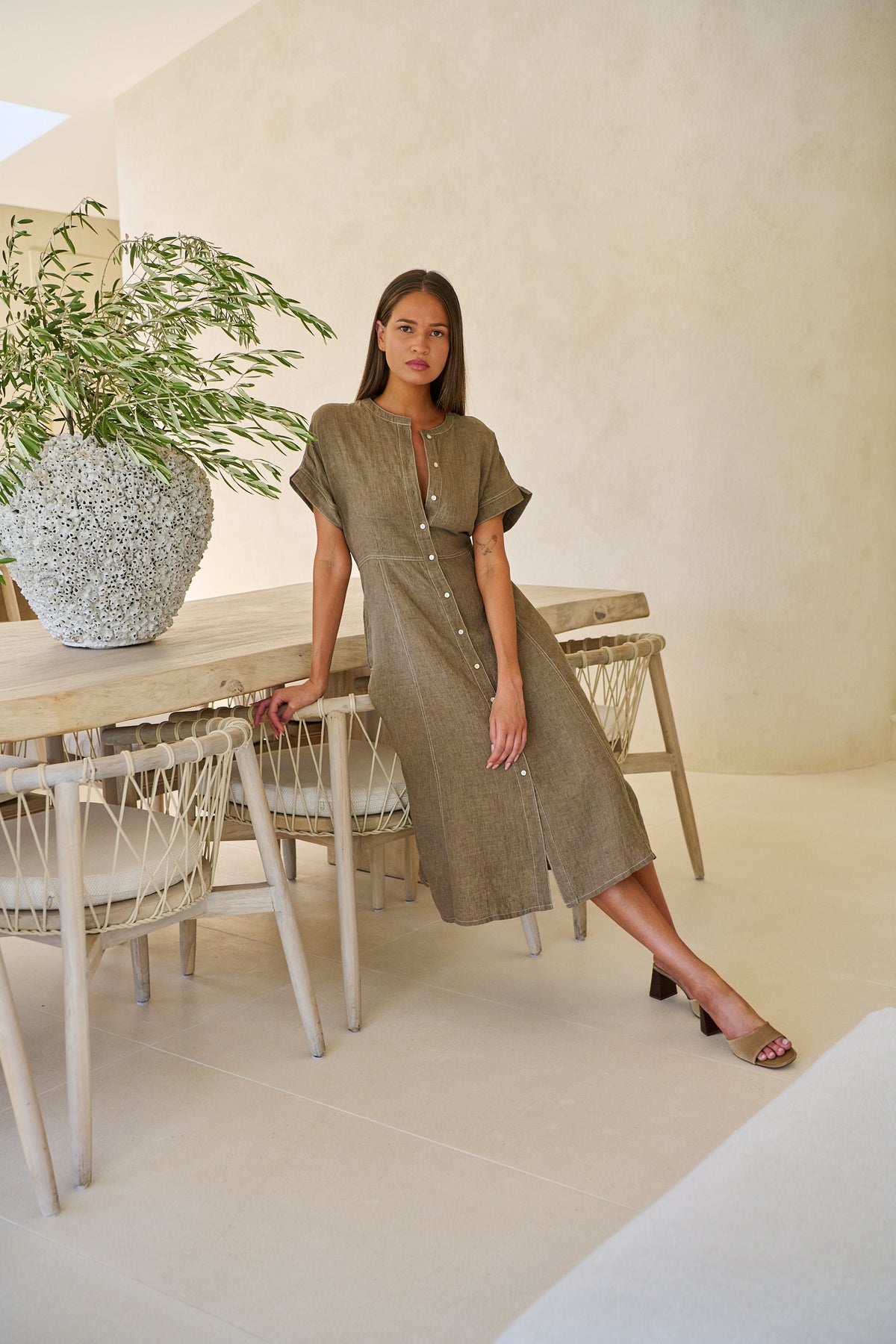 GA612 Dress - Agate