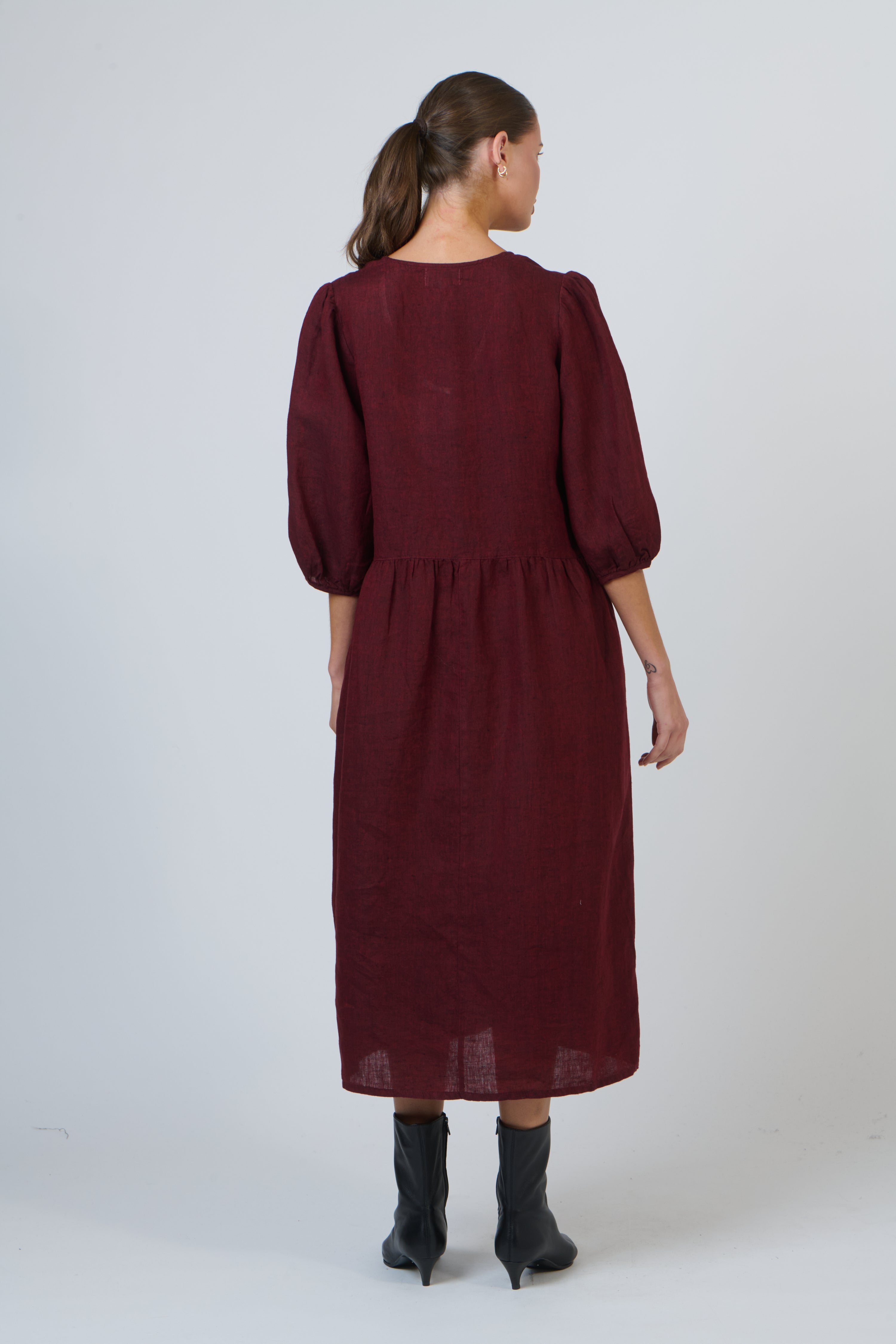 GA614 Dress - Redwood