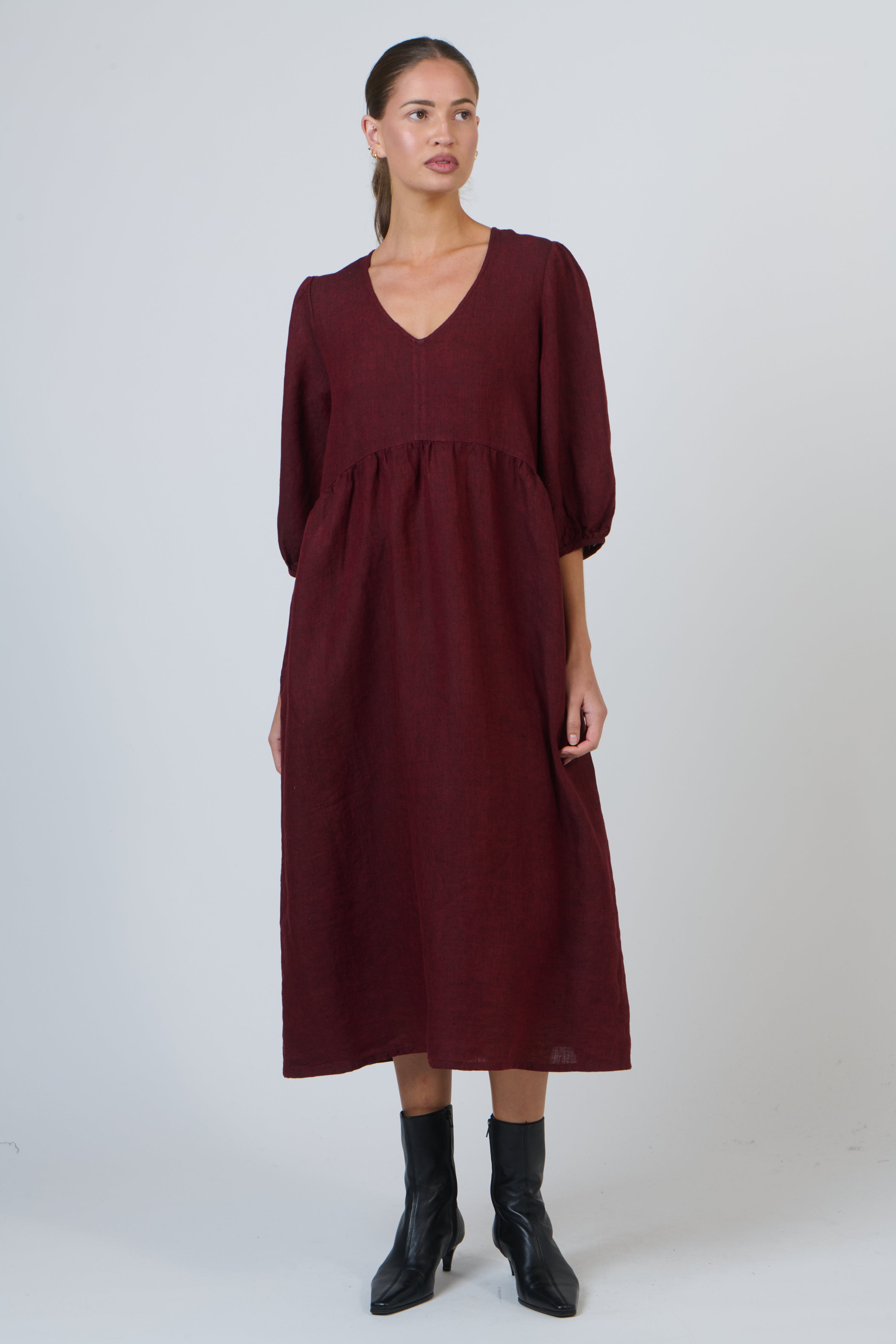 GA614 Dress - Redwood