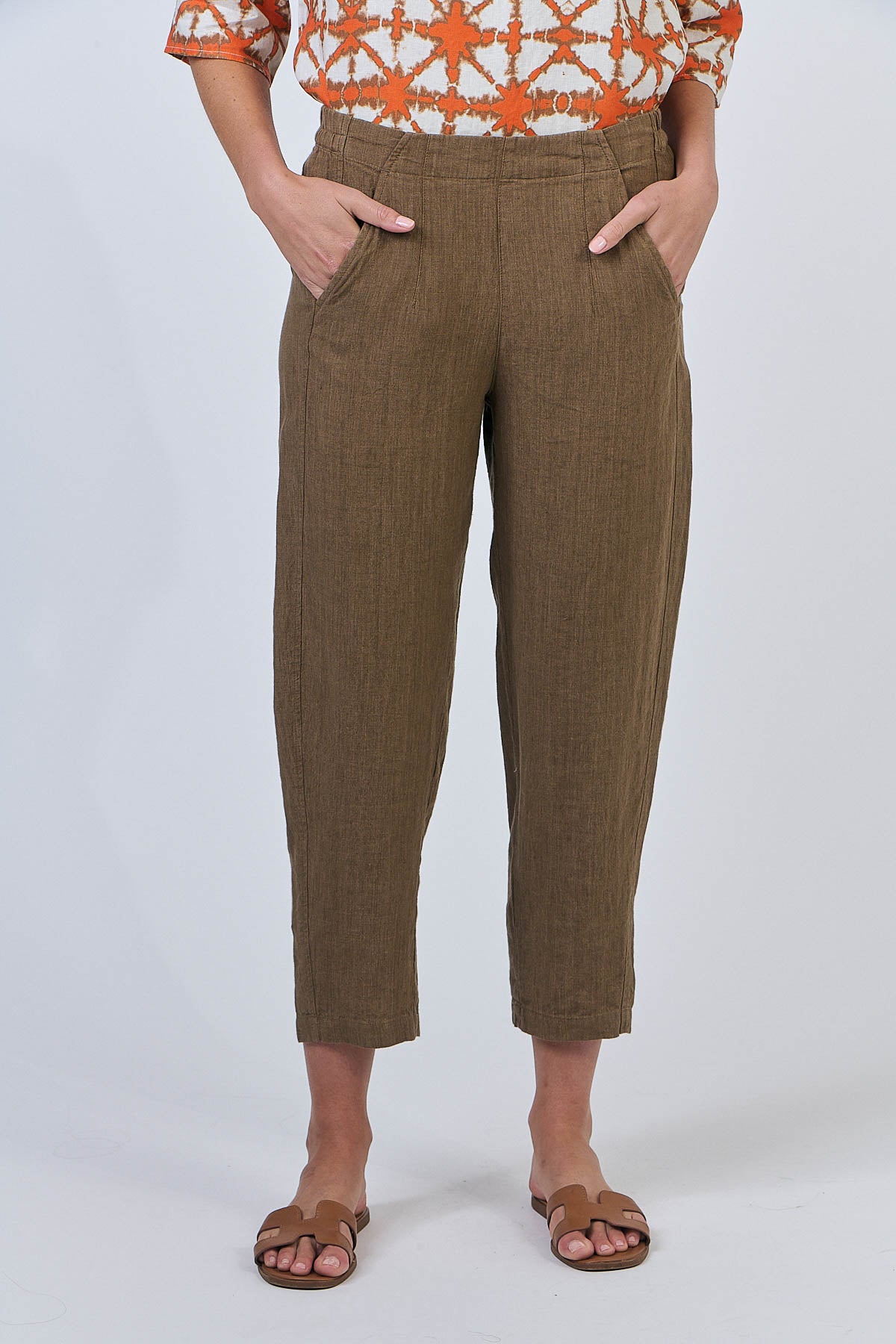 Linen Pants - Tobacco