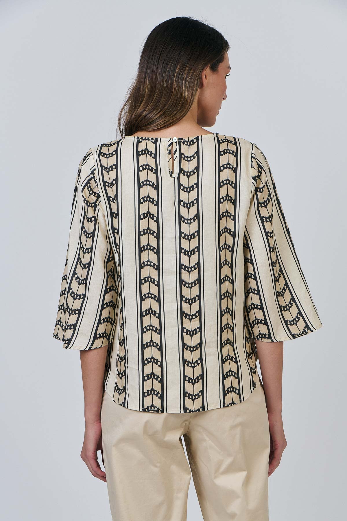 Linen Top - Chevron
