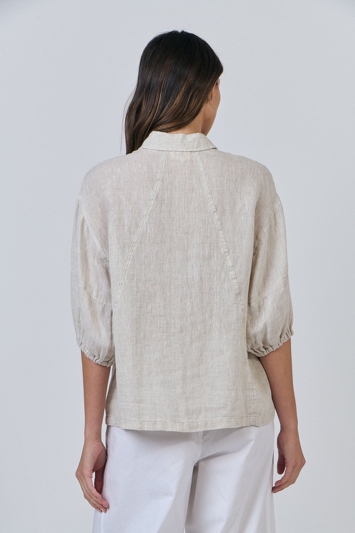 Linen Top - Soybean