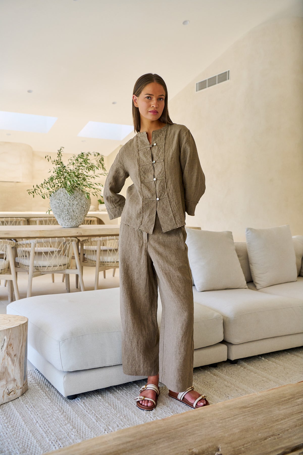 GA698 Pants - Agate