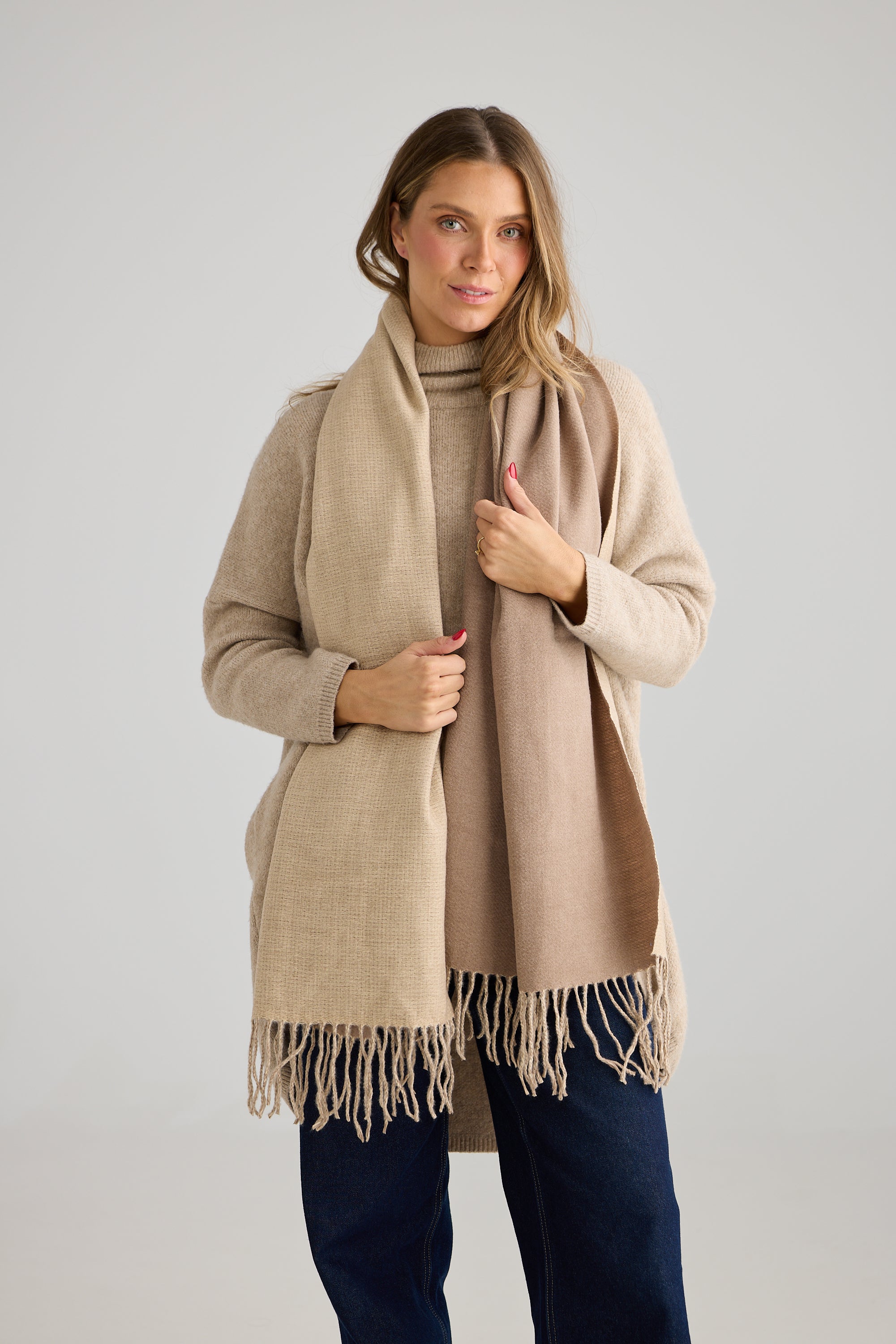 Atlanta Scarf - Taupe