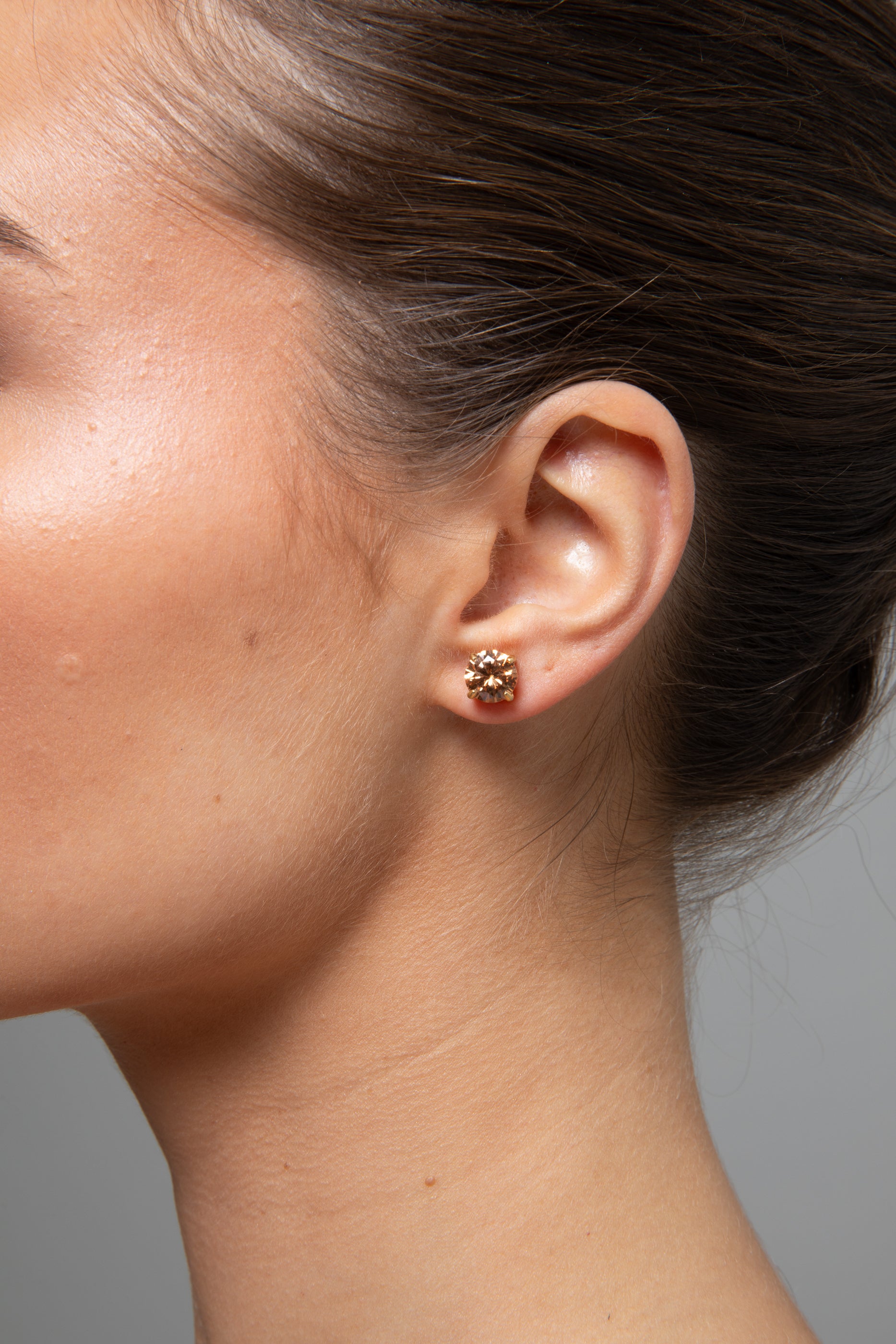 Roselle Earrings - Amber