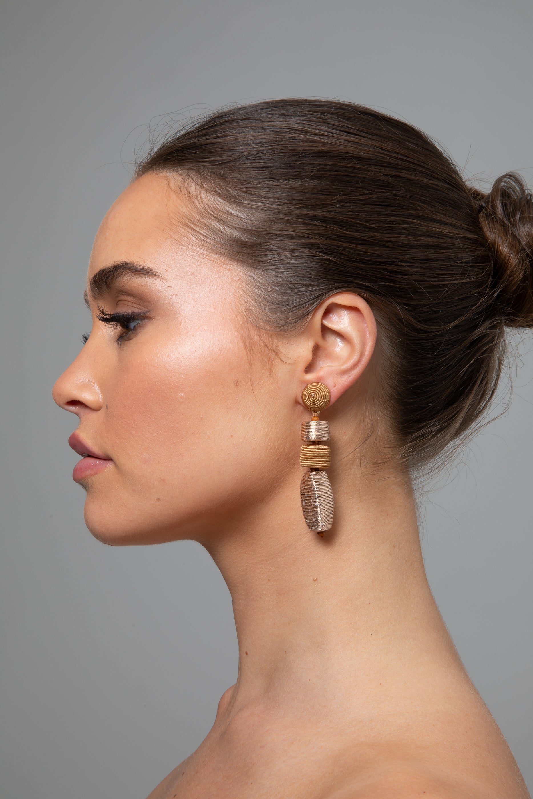 Babs Earrings - Tan