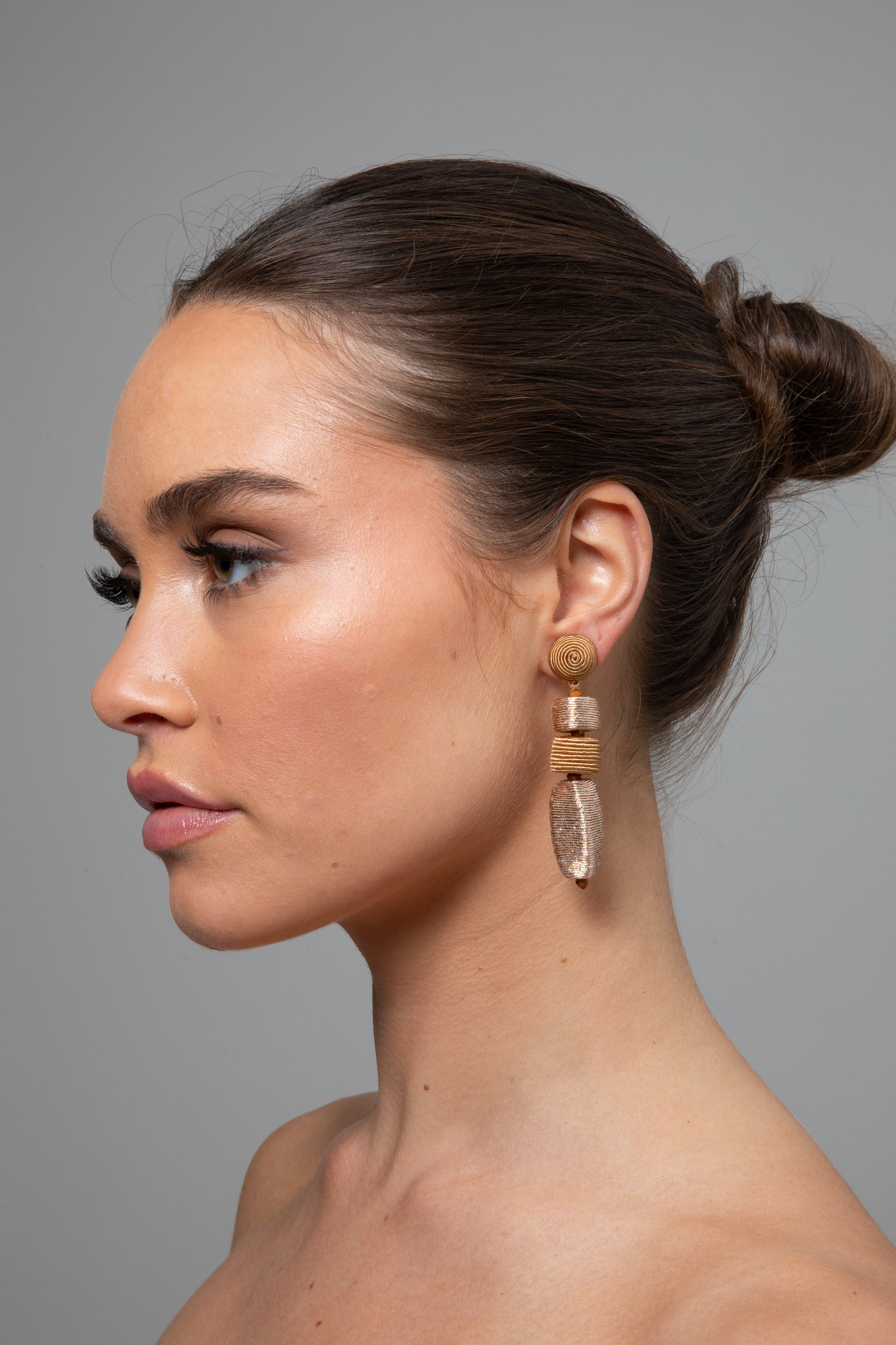 Babs Earrings - Tan