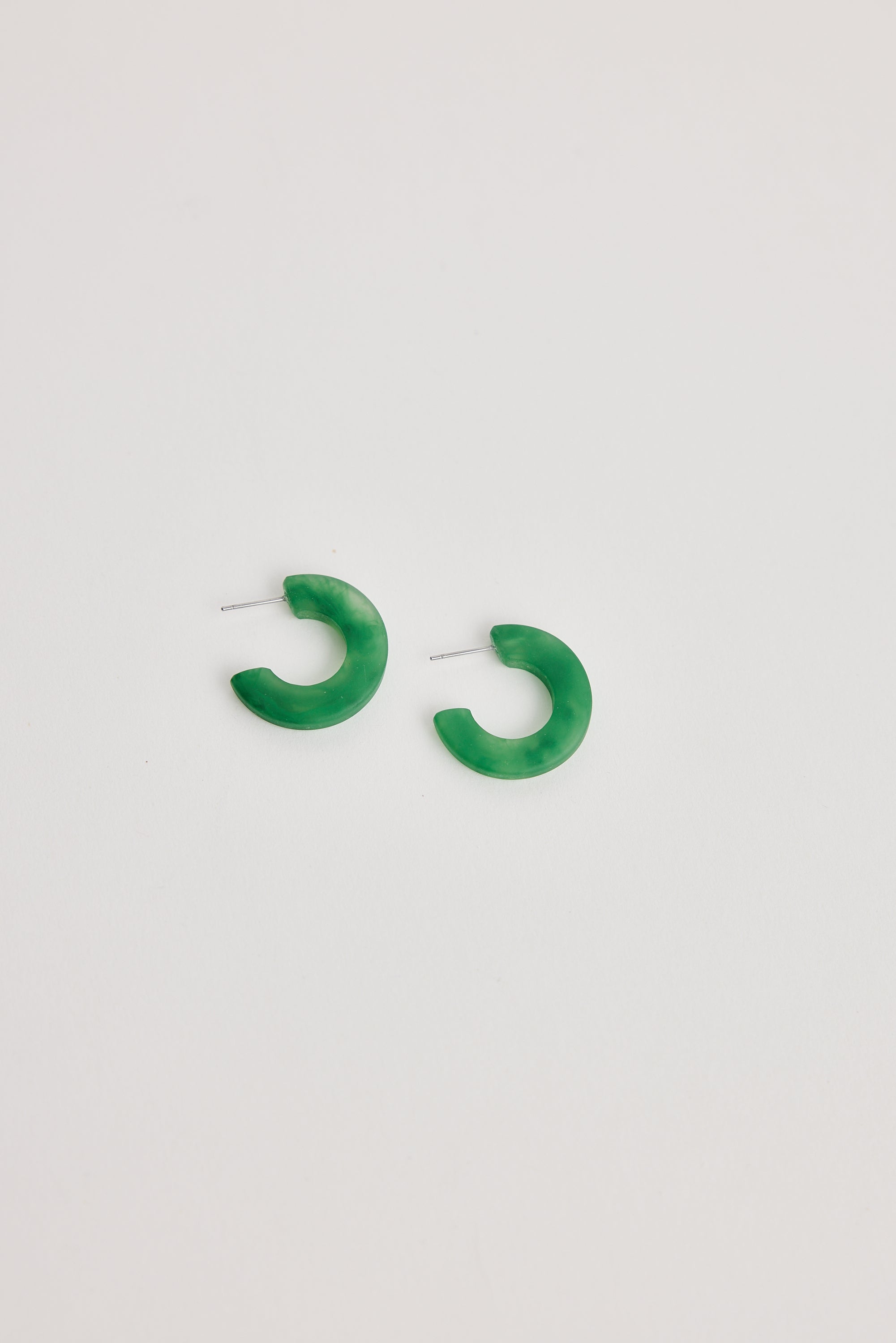 Harper Earrings - Apple Marble