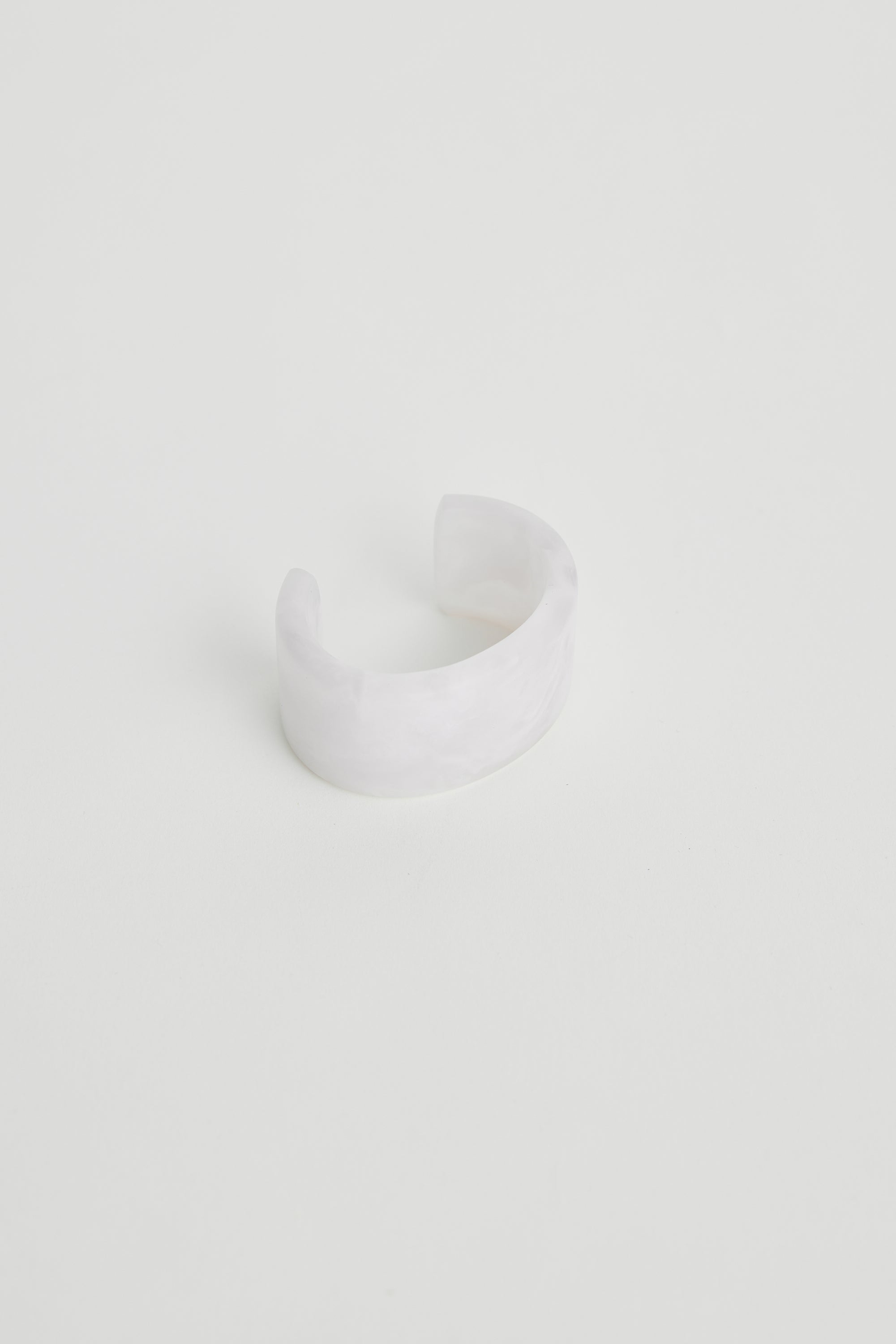 Sandy Cuff - White Marble