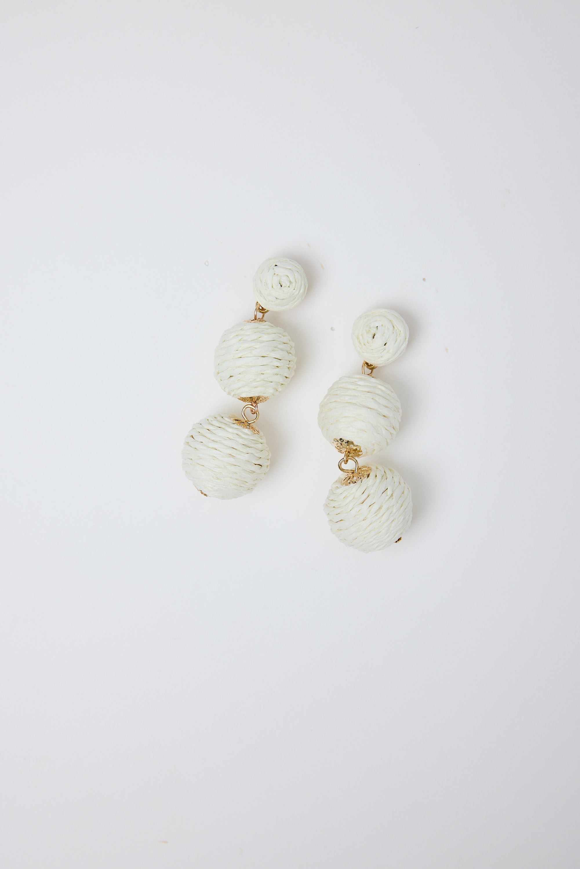 Melody Earrings - White