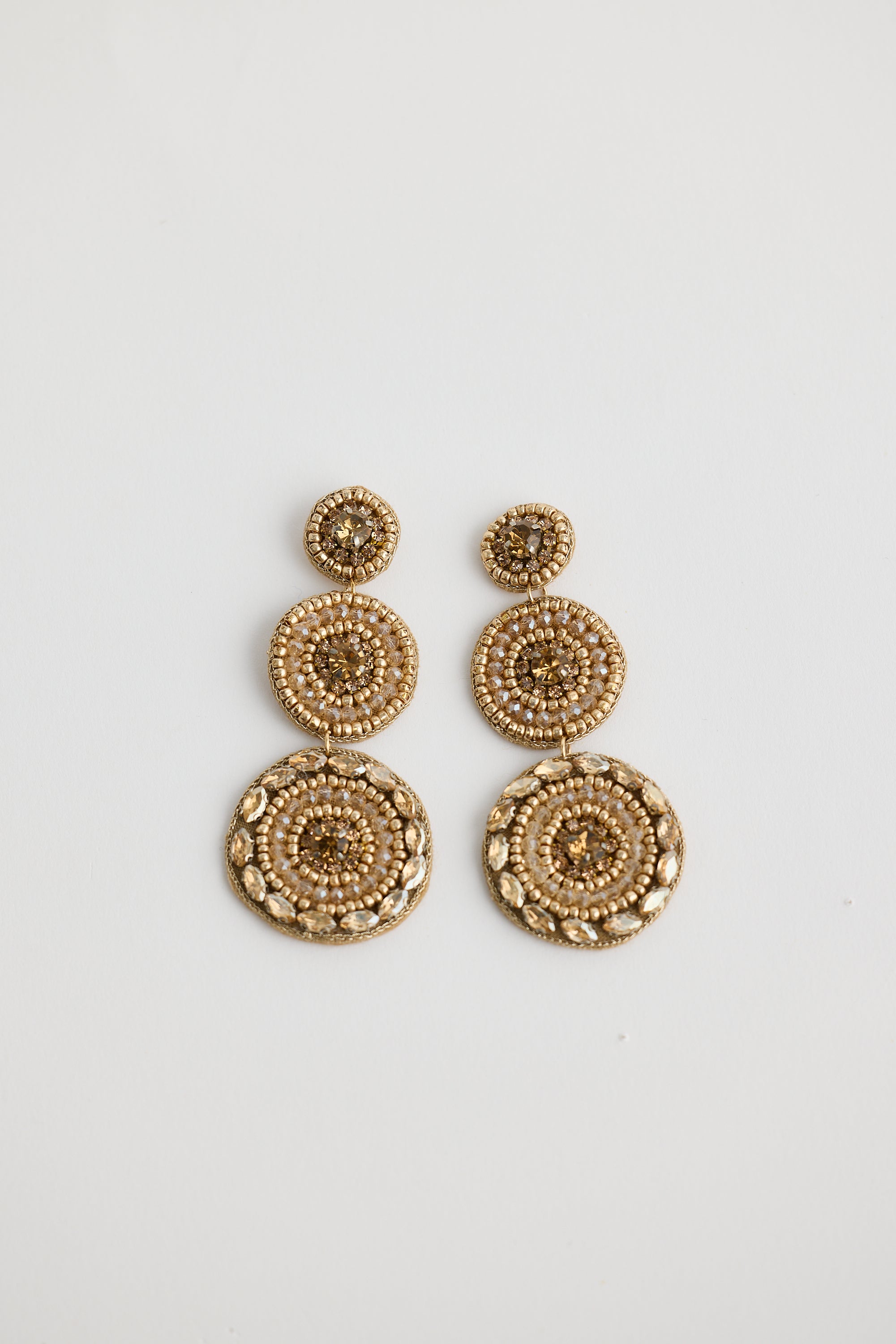 Saturday Night Earrings - Champagne