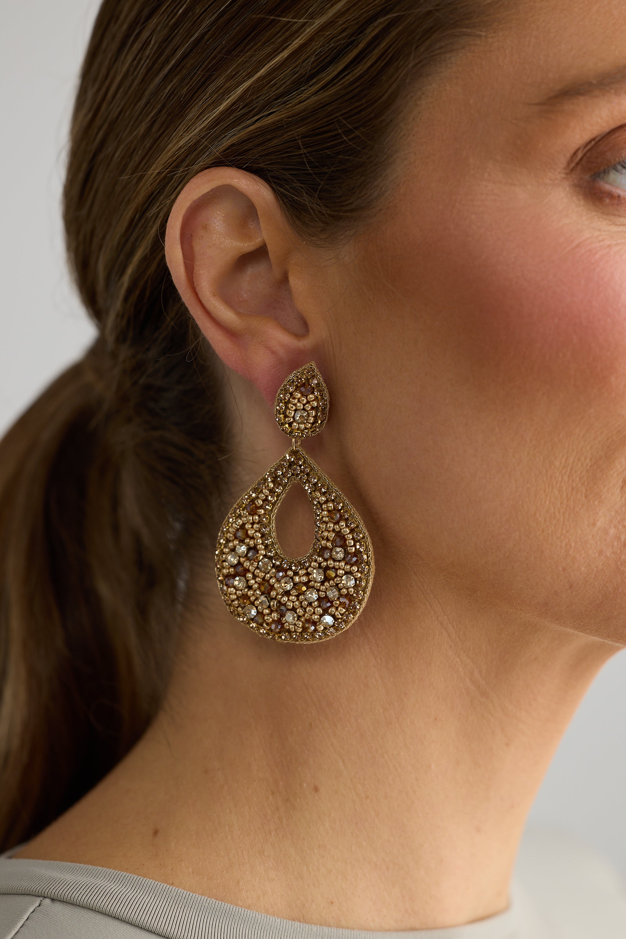 Night Out Earrings - Champagne