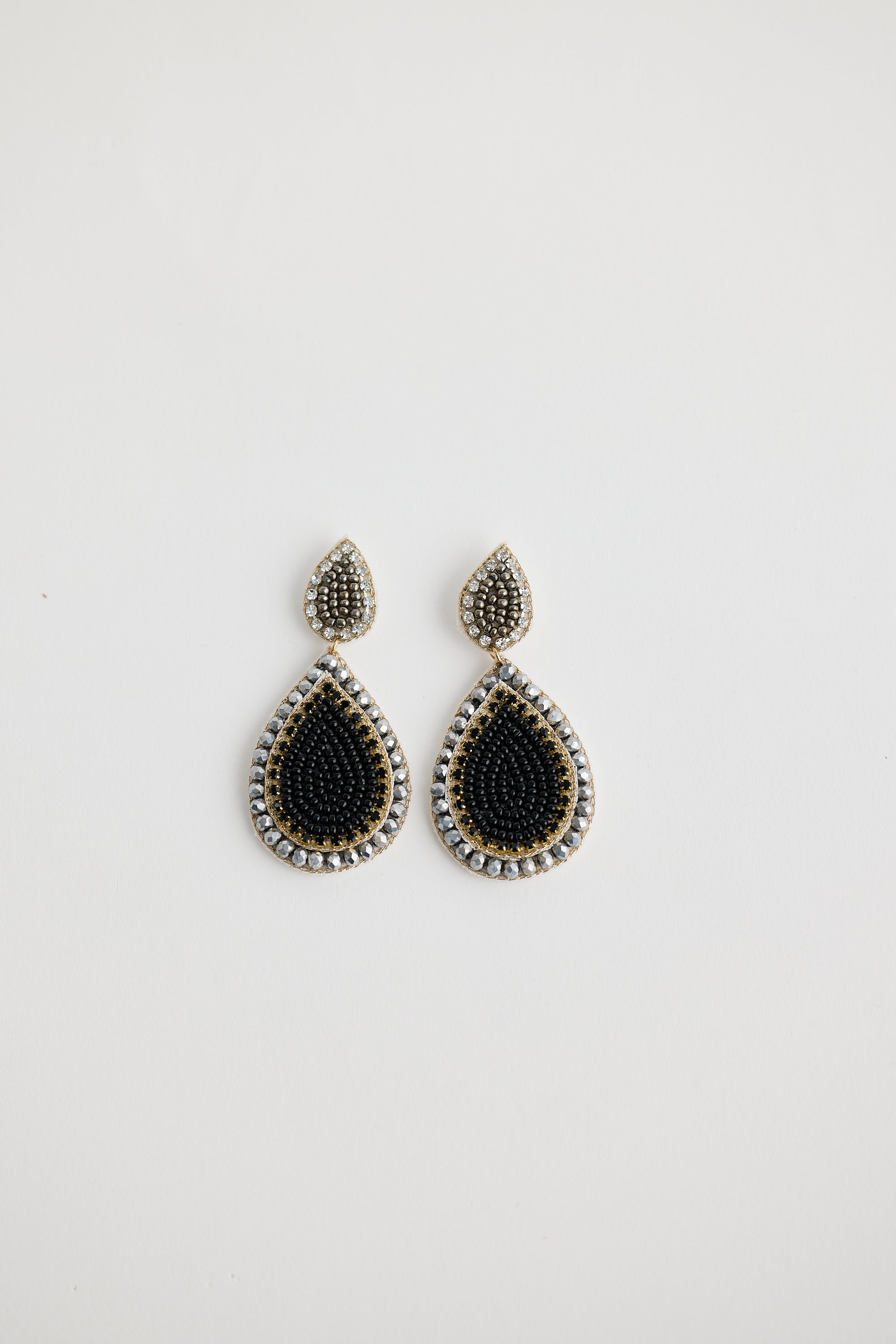 All Night Earrings - Gunmetal