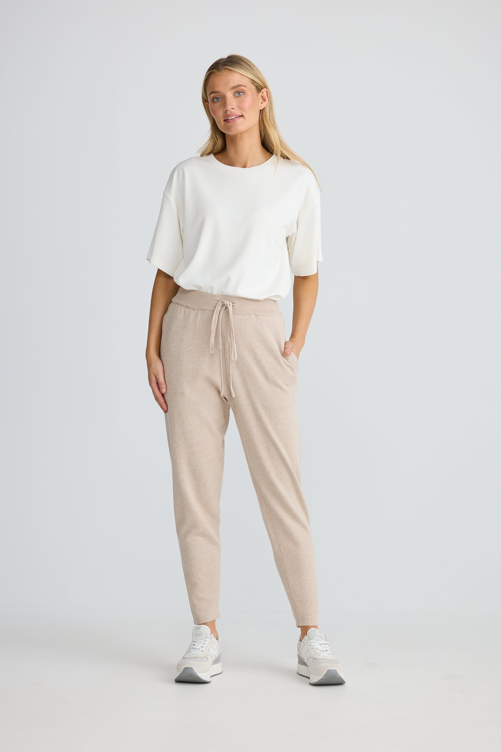 Woodside Pant - Oat Marle