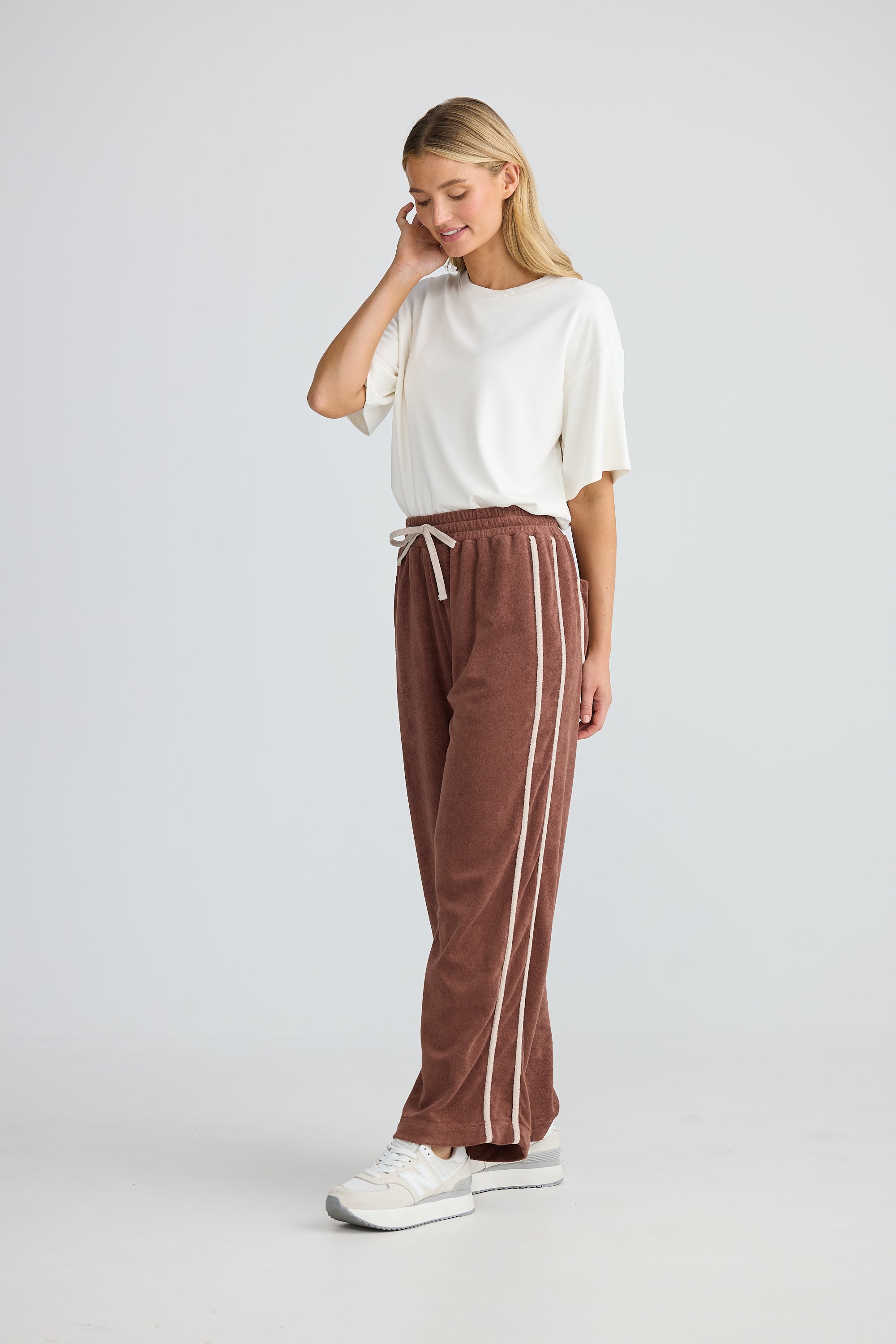 Floor Plan Pant - Coffee