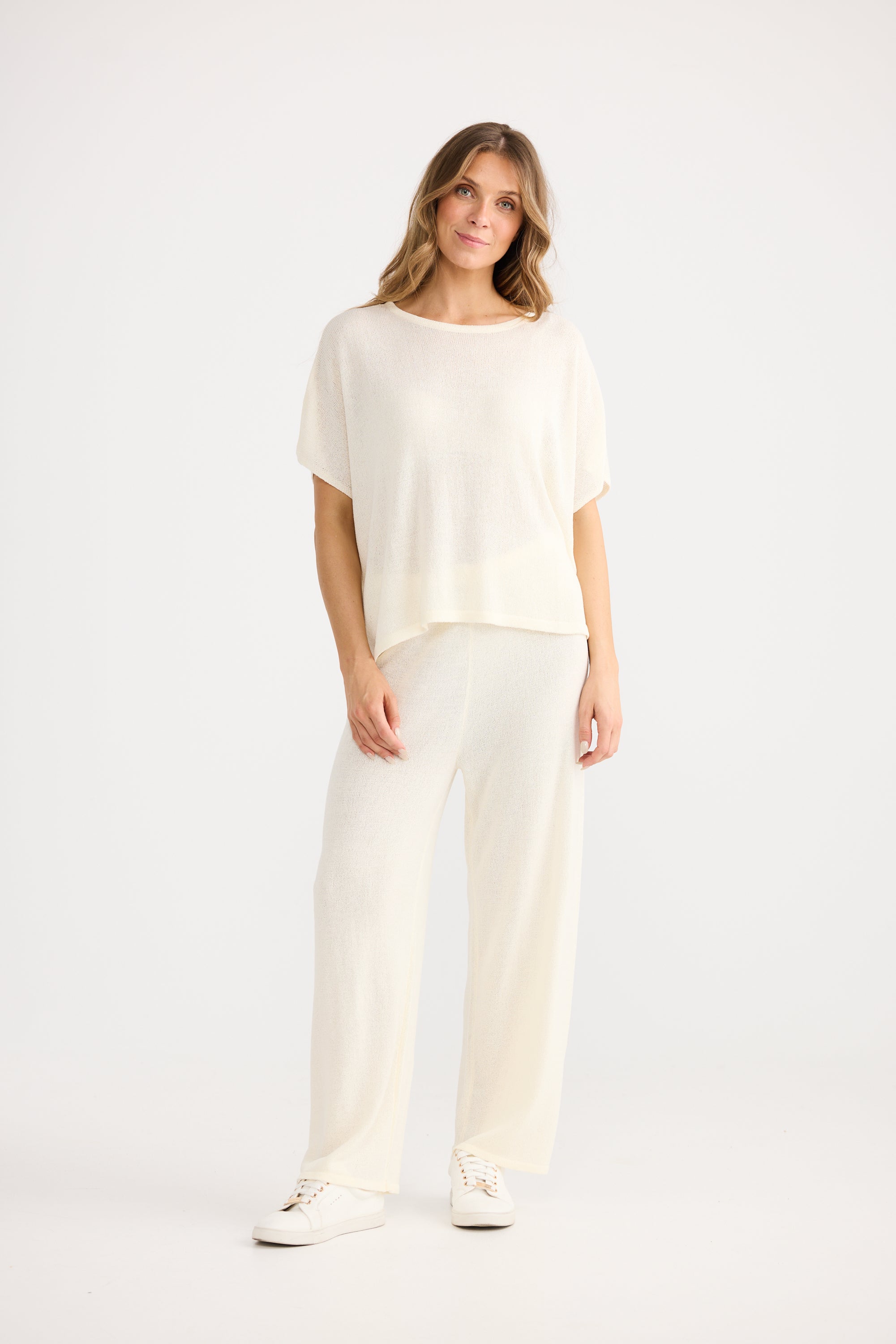 Ruthie Knit Top - Cream