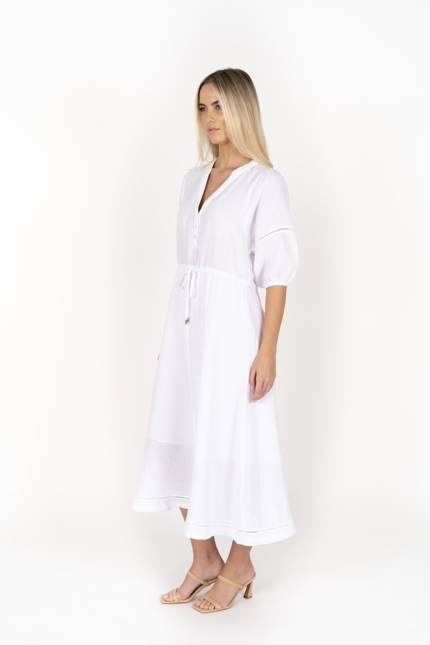 Ambrosia Midi Dress - White