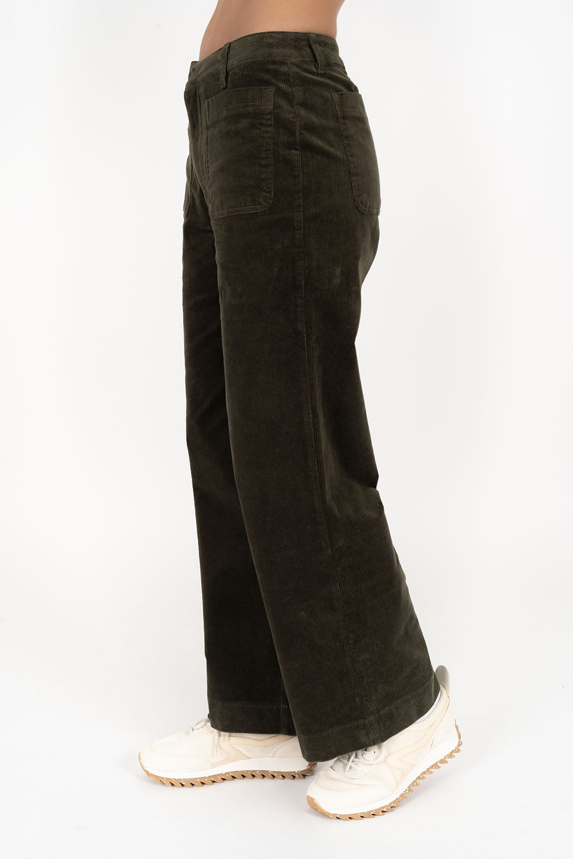 Suki Cord Pant - Moss