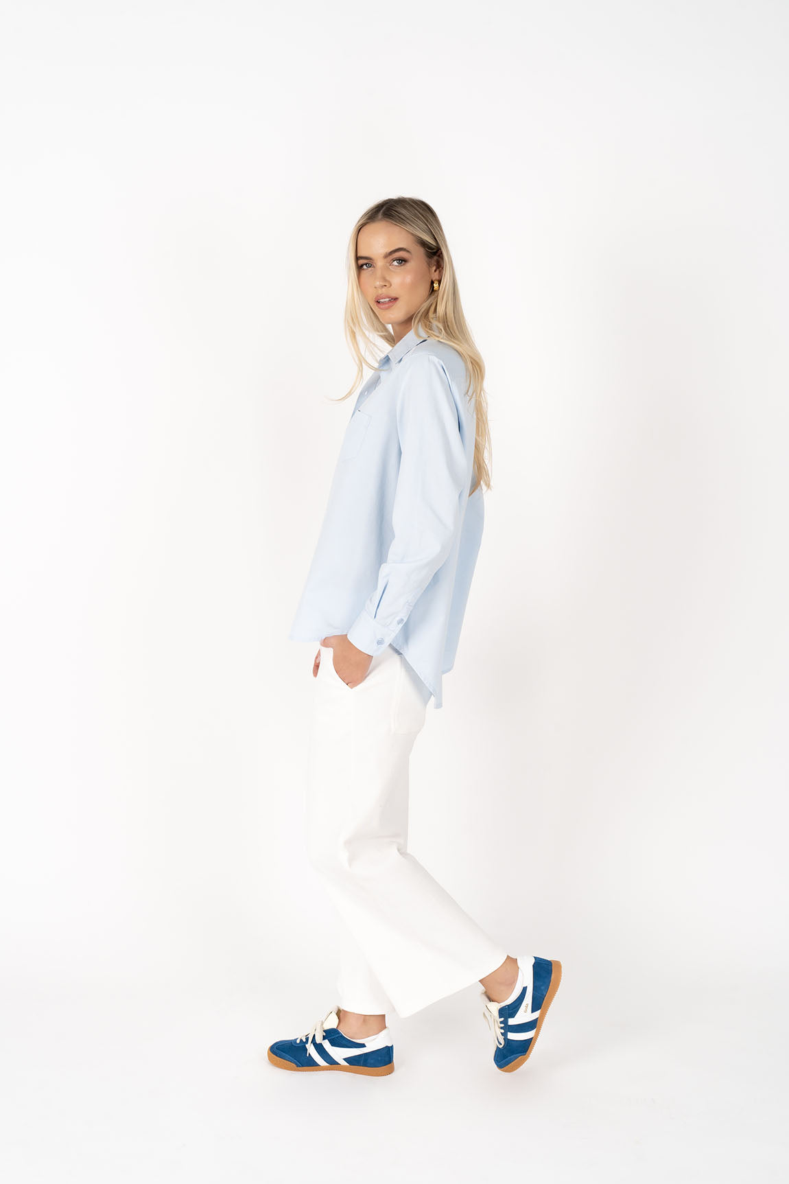 Margot Drill Pant - Ivory