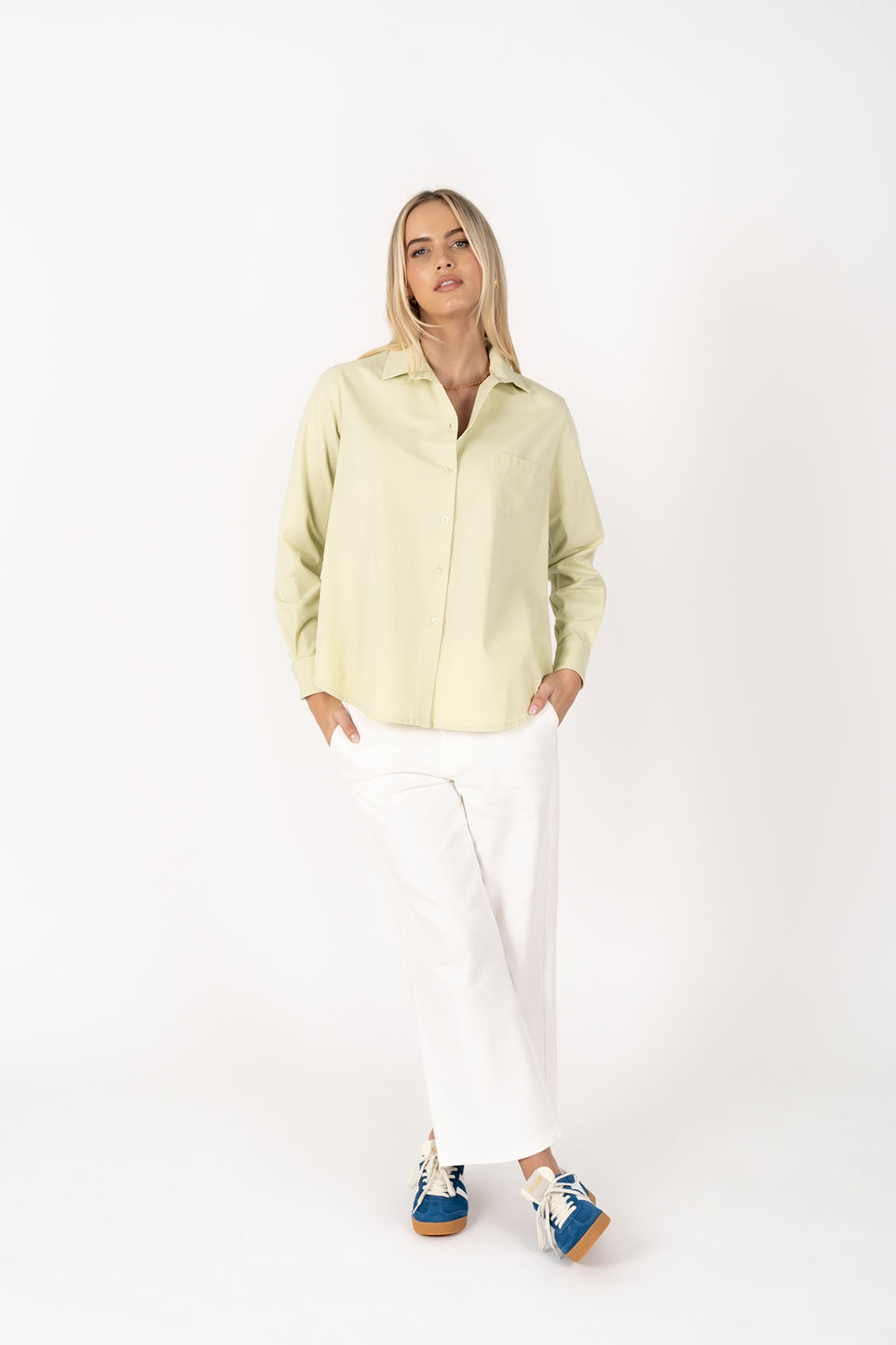 Margot Drill Pant - Ivory