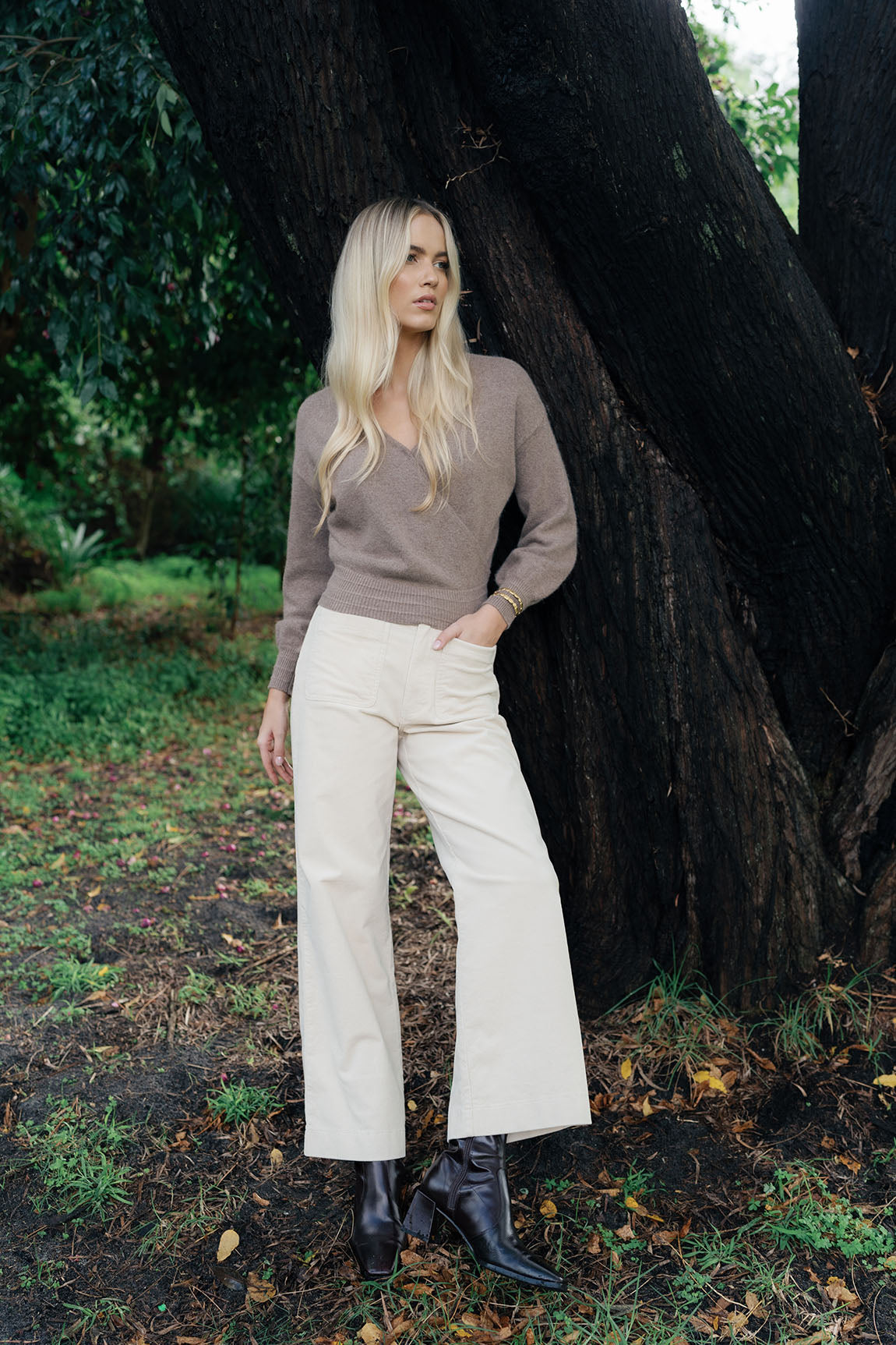 Suki Cord Pant - Vanilla