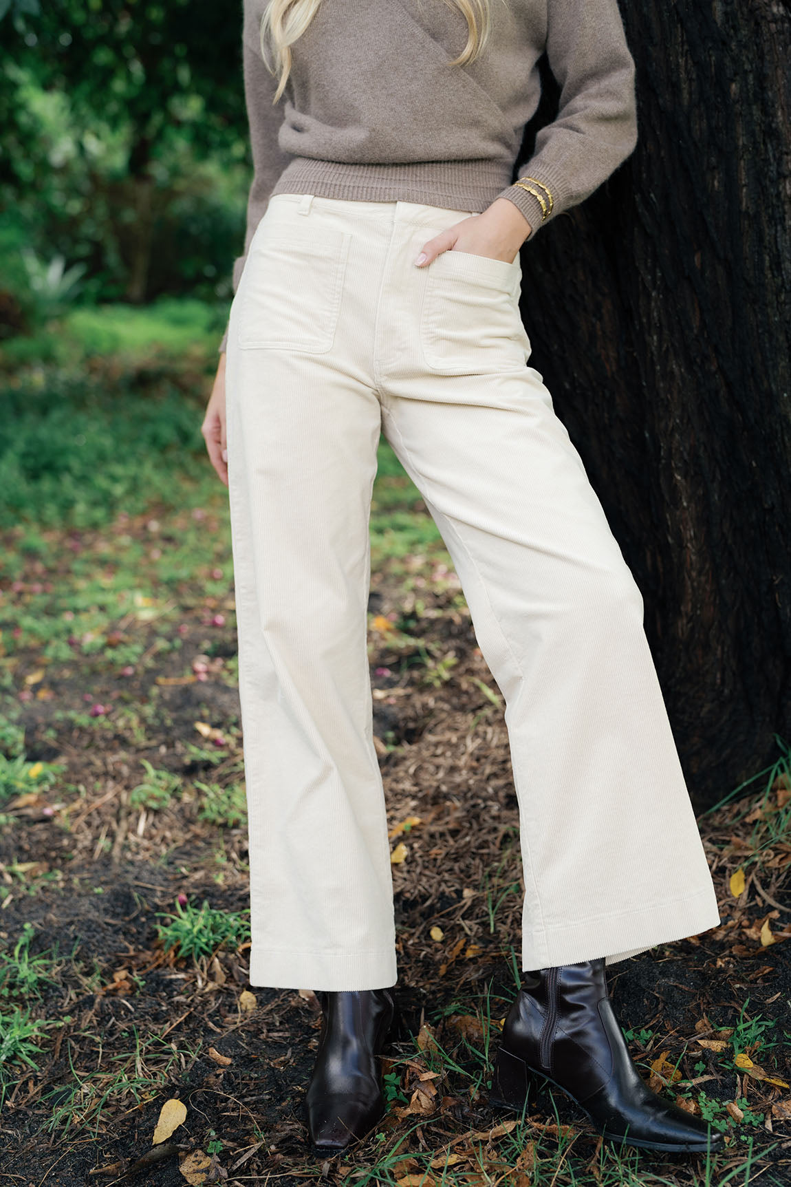 Suki Cord Pant - Vanilla