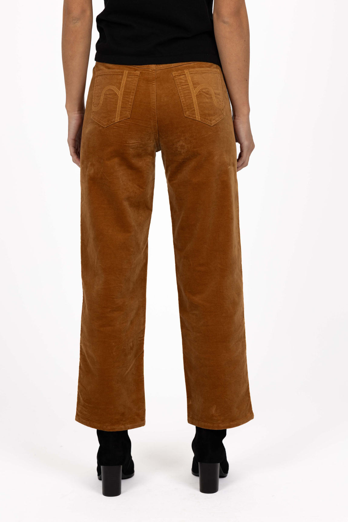 Va Va Velour Pant - Camel