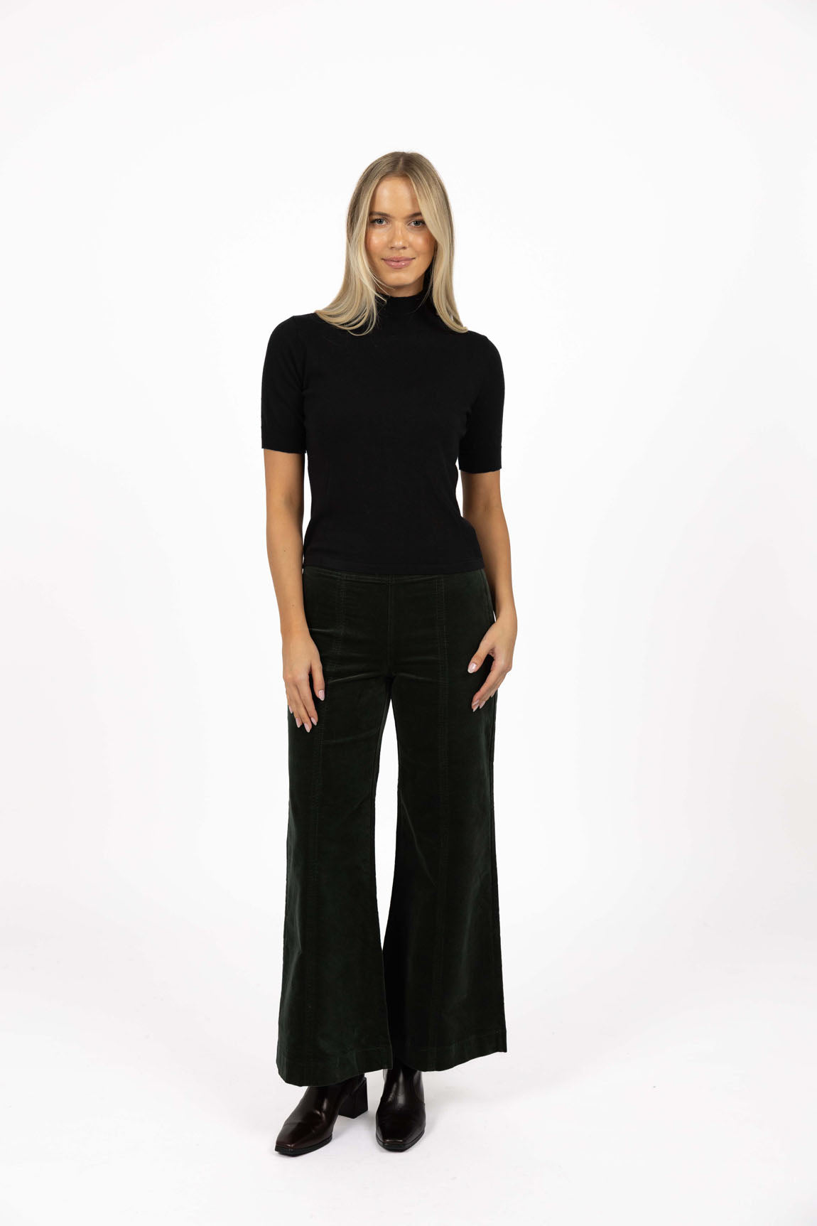 Stitched Luxe Pant - Pine