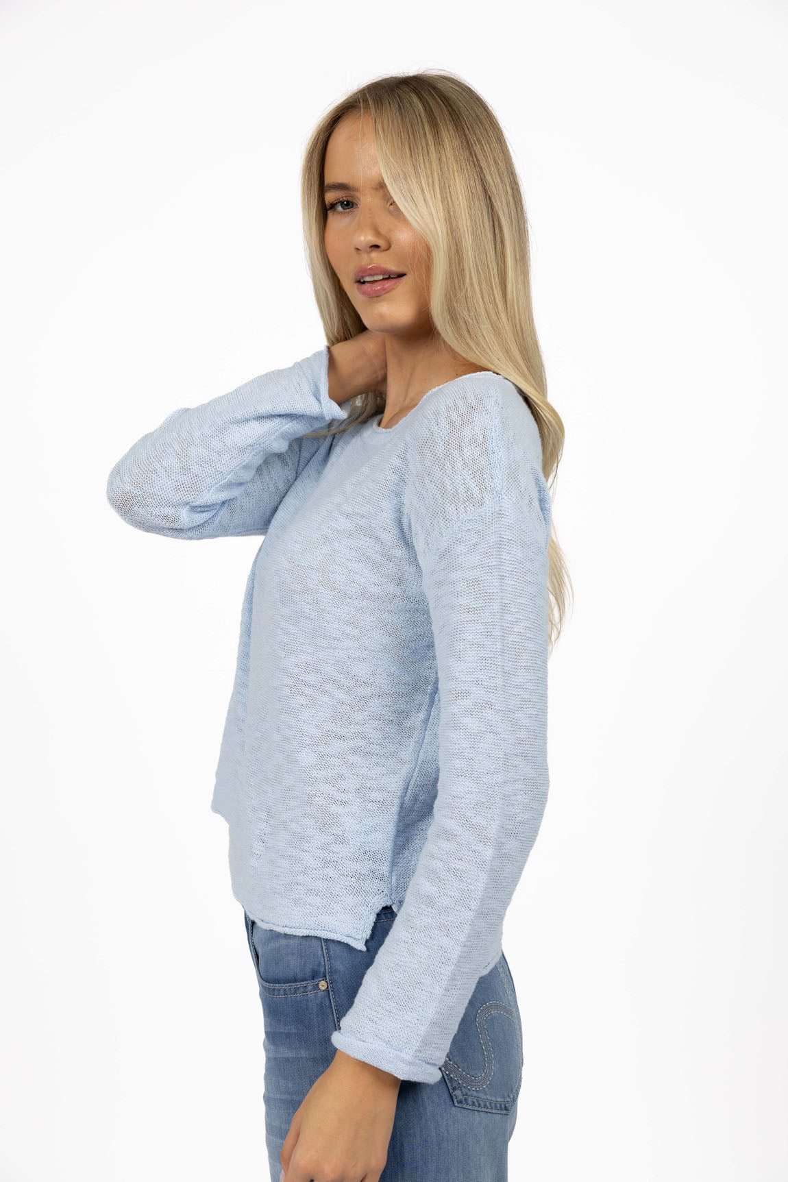 Sofia Sweater - Powder Blue