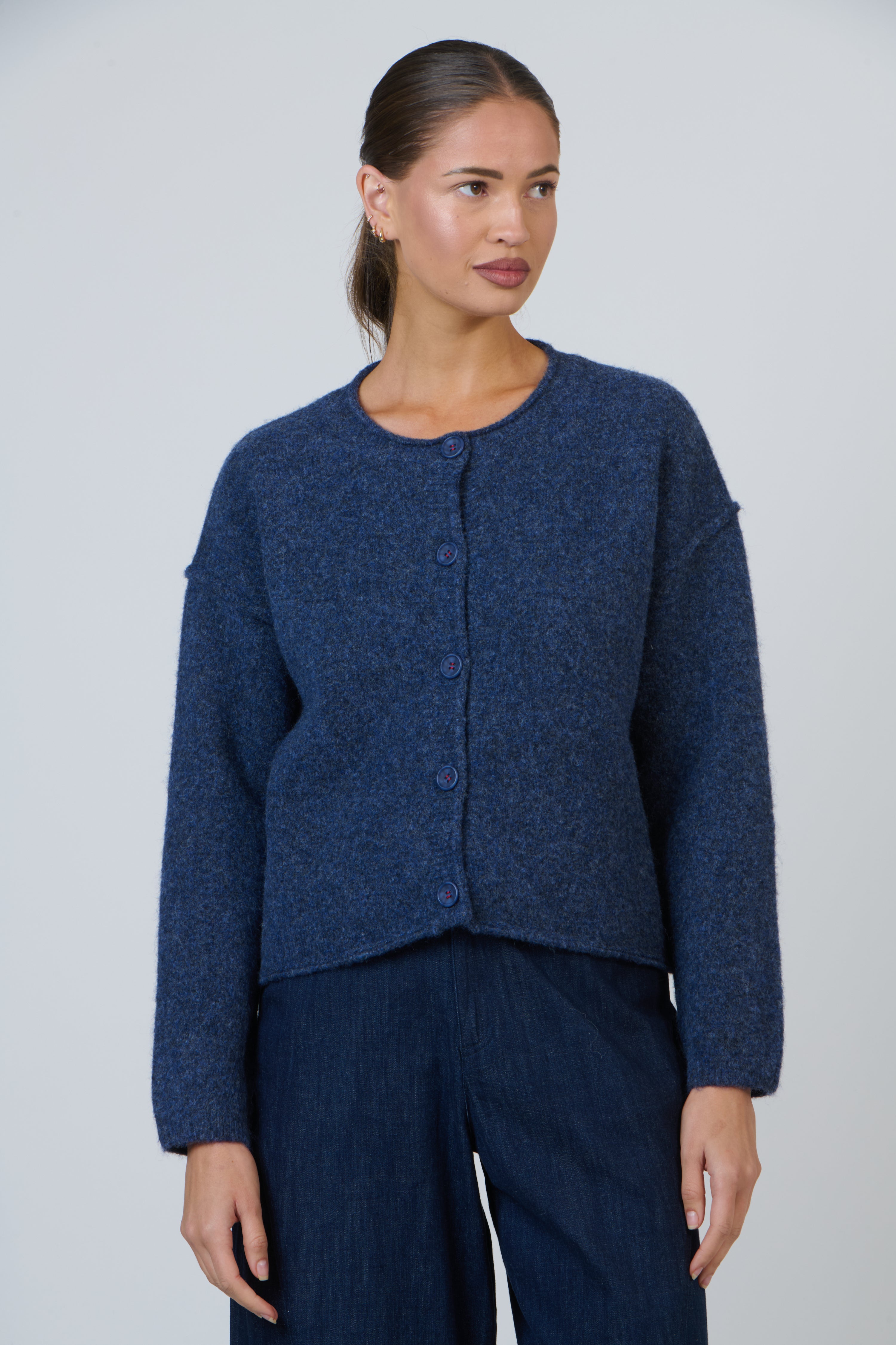 OJW50 Cardigan - Bluestone