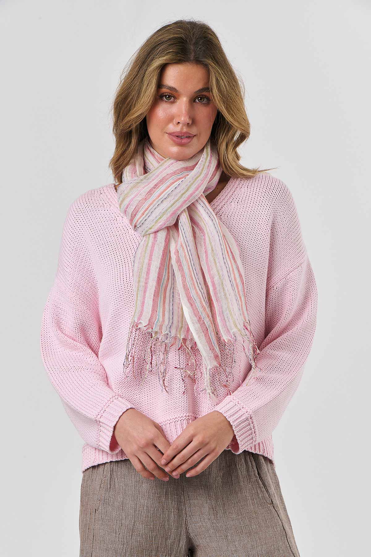 Linen Scarf - Multi