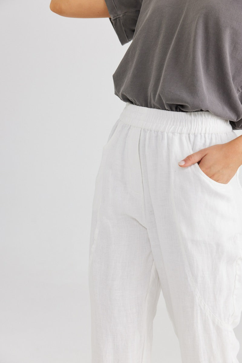 Amalfi Pants - White