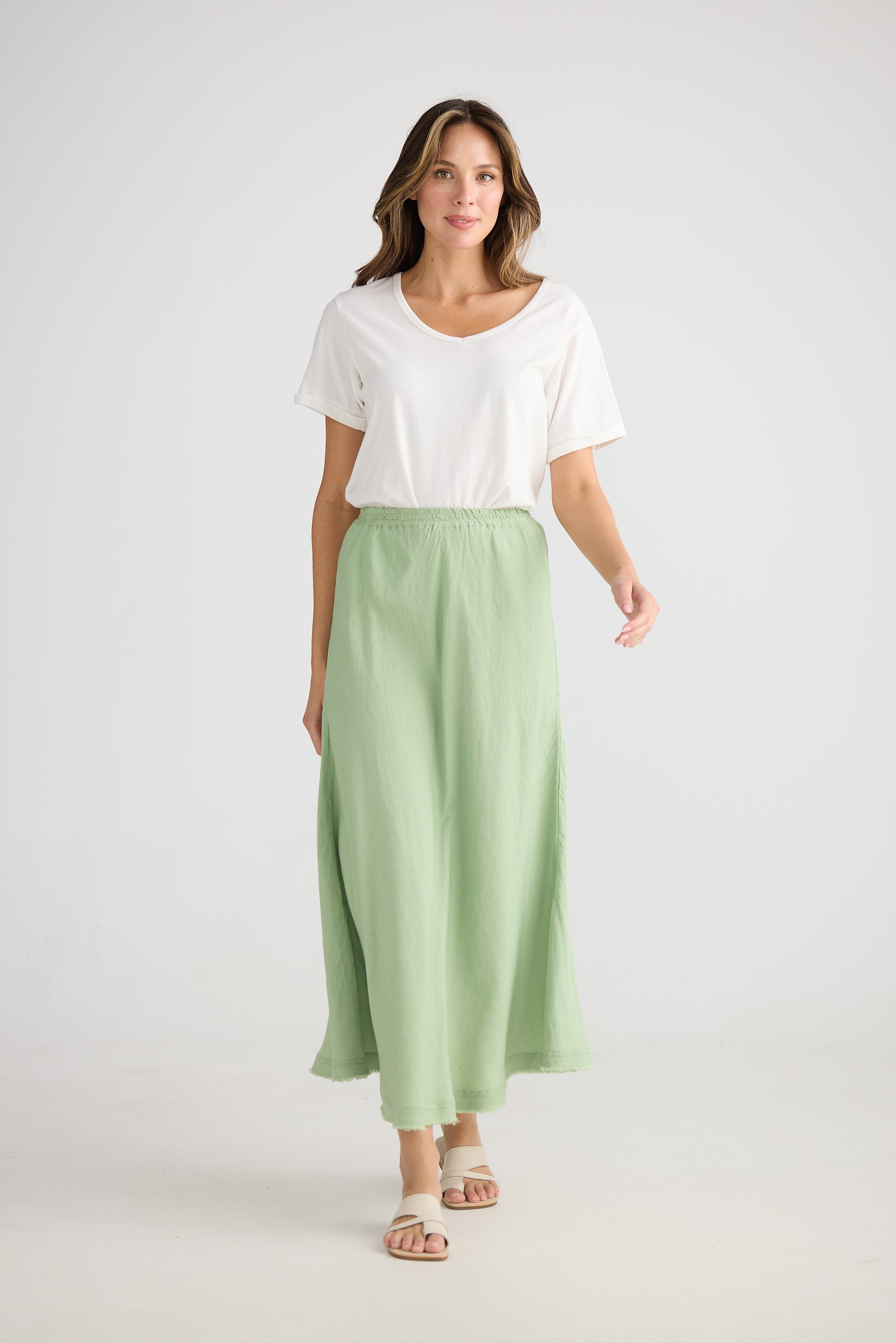 Sicily Skirt - Sage Green