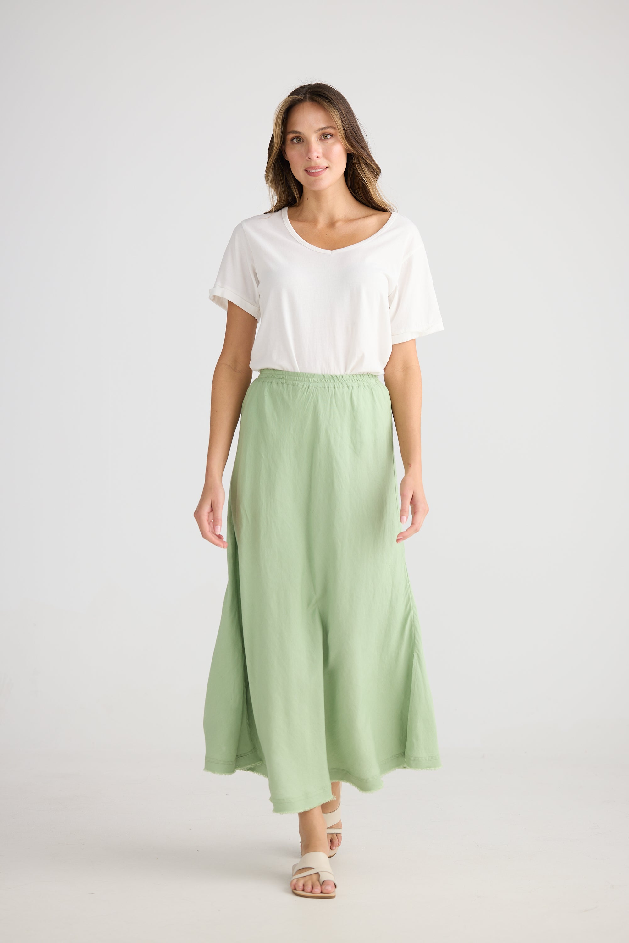 Sicily Skirt - Sage Green
