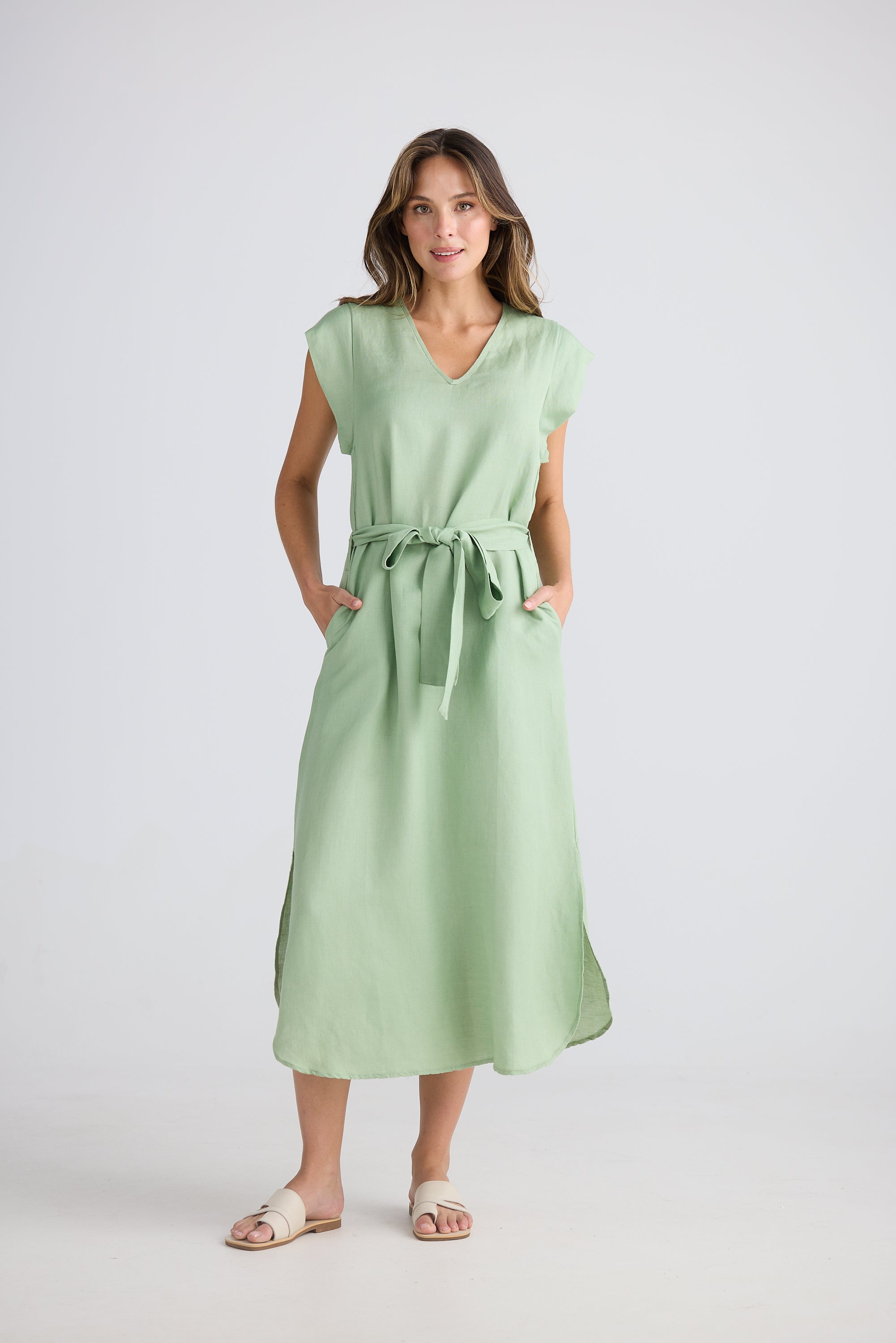 Sebou Dress - Sage Green