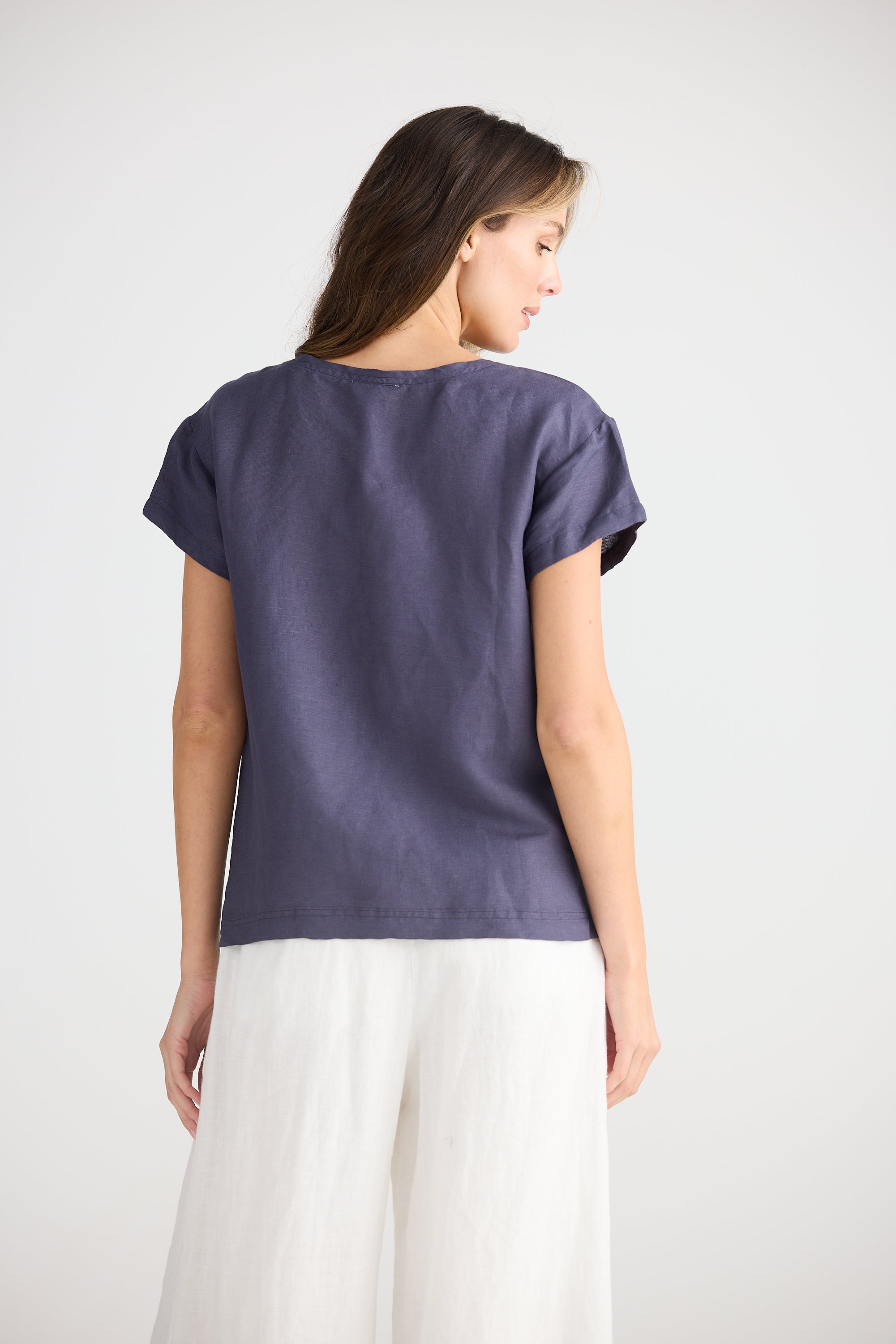 Nautica Tee - Indigo Ash