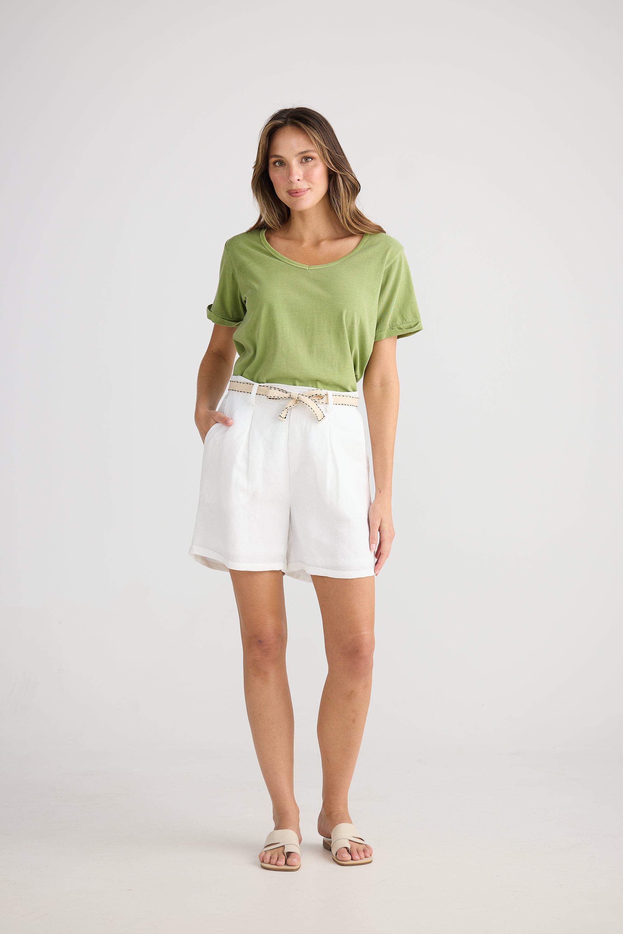 Positano Shorts - White