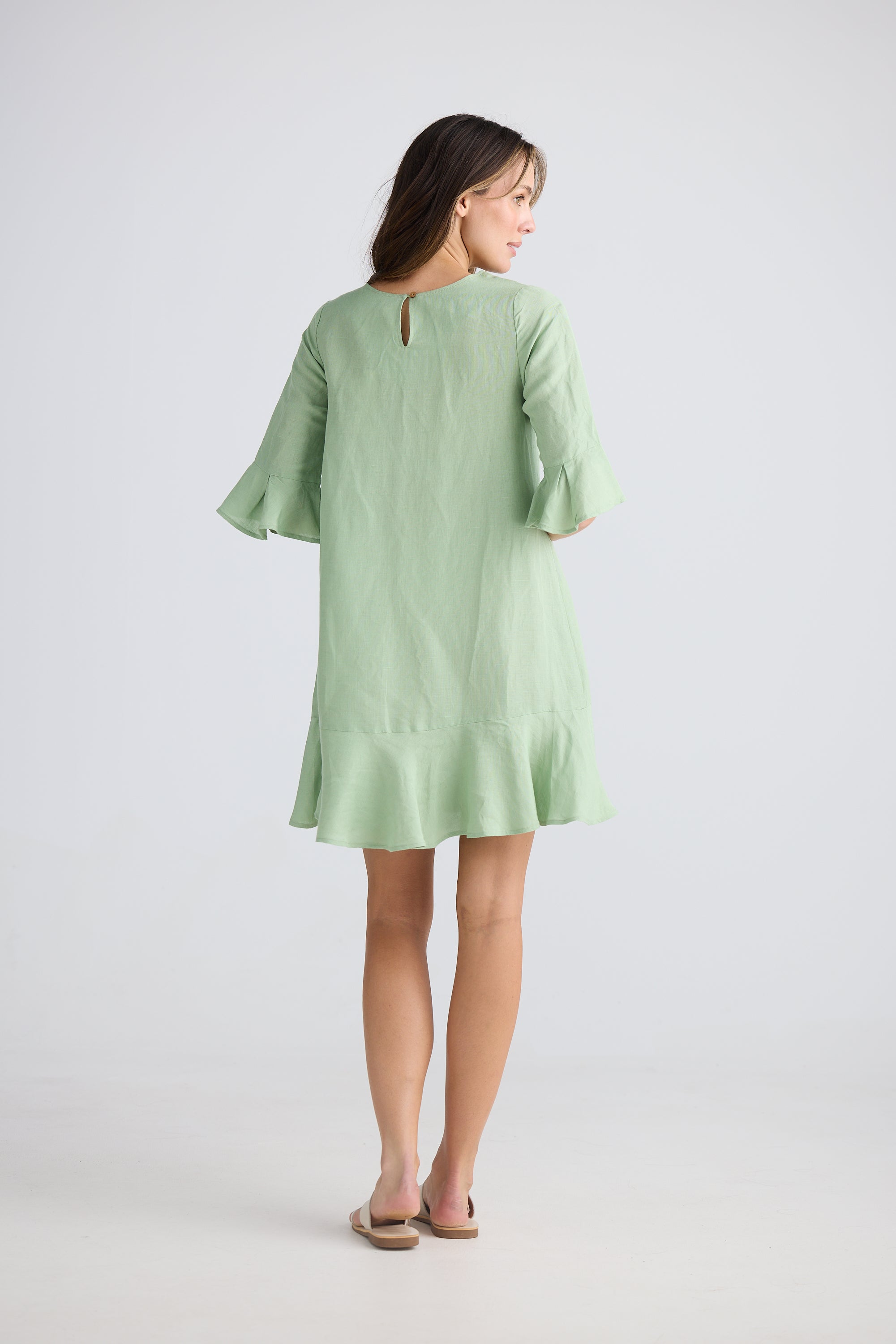 Lecce Dress - Sage Green