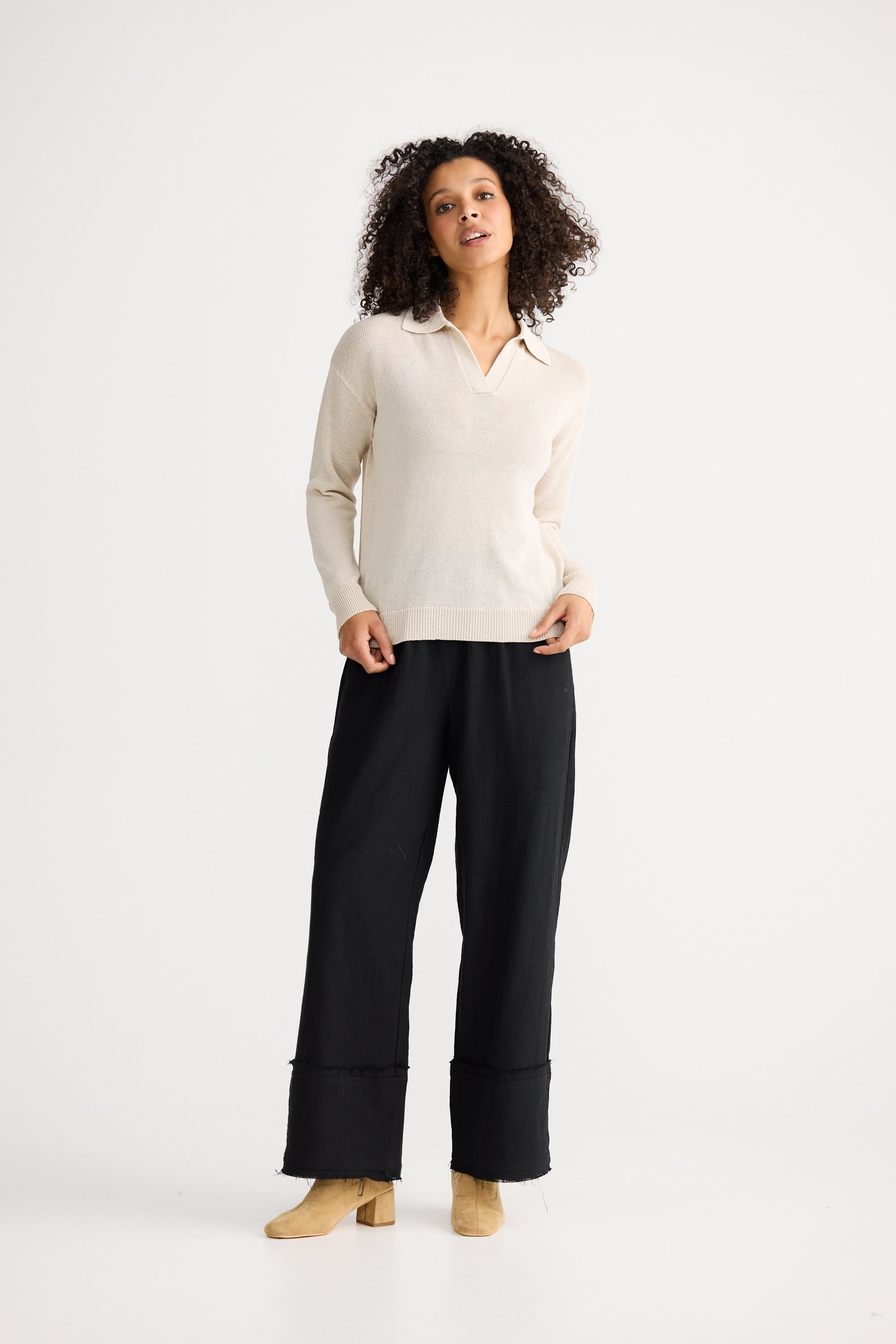 Tierra Knit Top - Oat