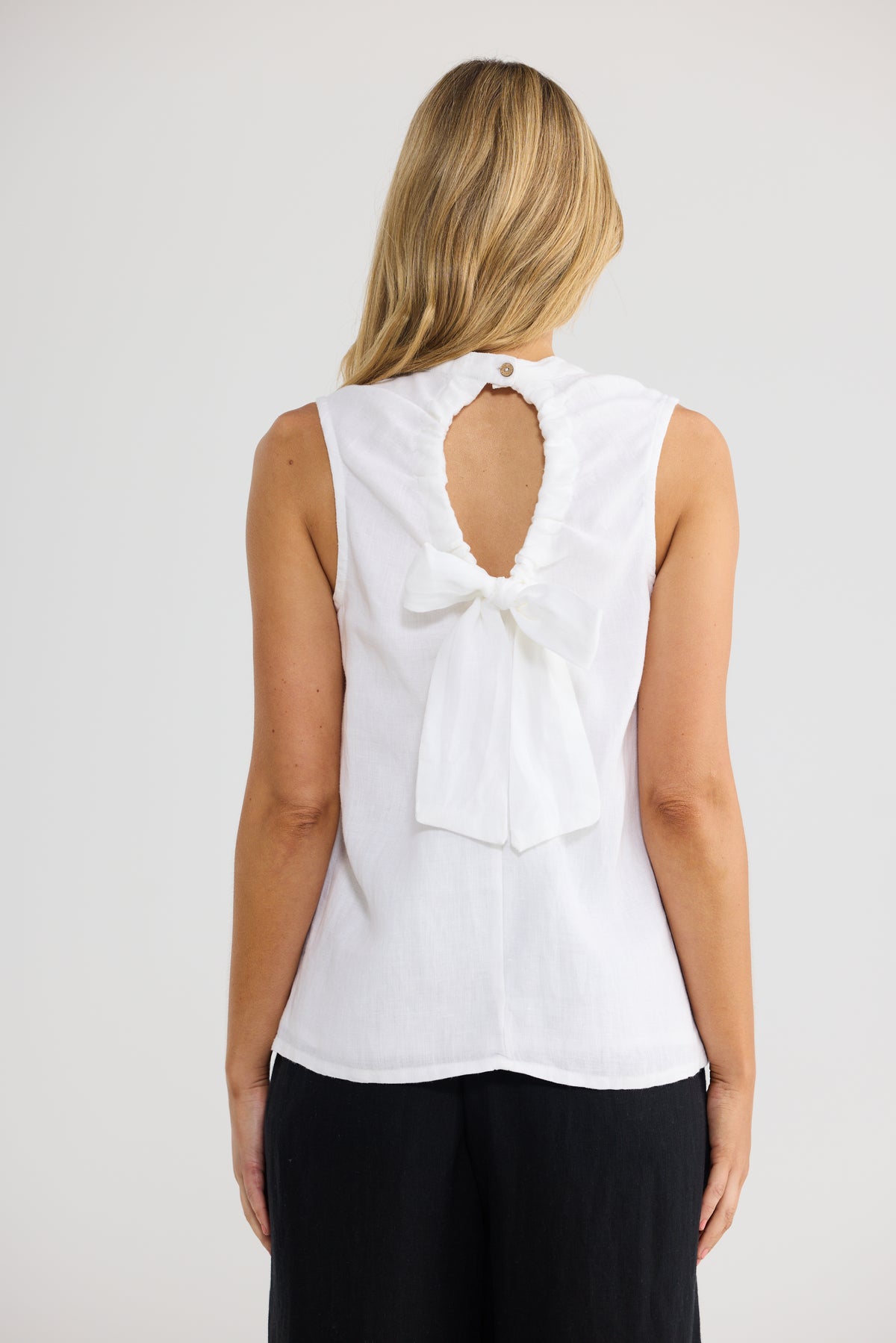 Adel Top - White Linen