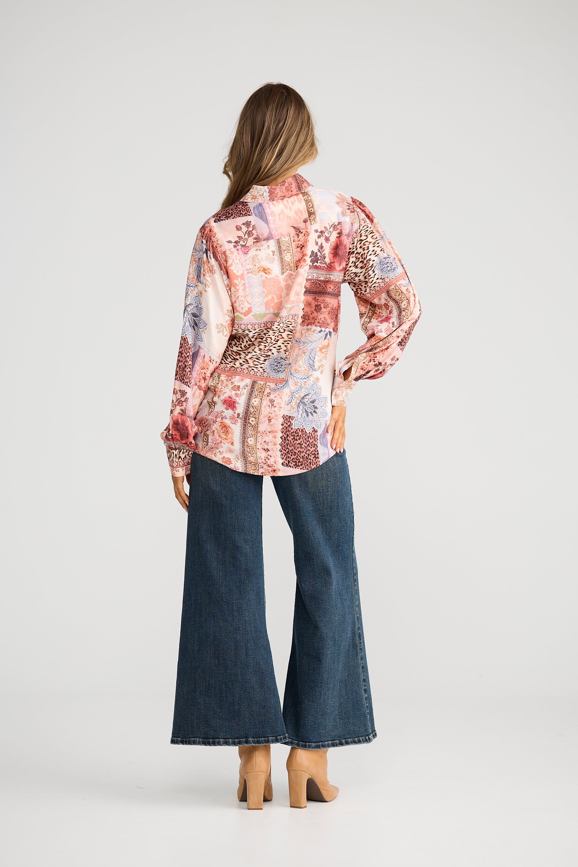Flower Child Shirt - Nomad Patchwork