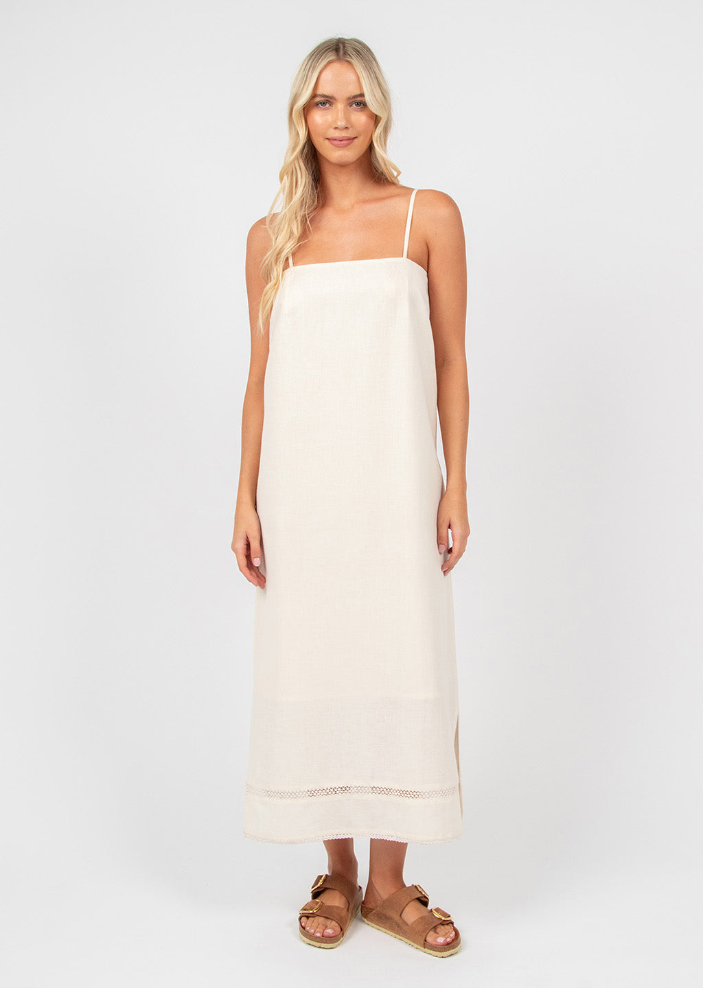 Zena Maxi Dress - Natural