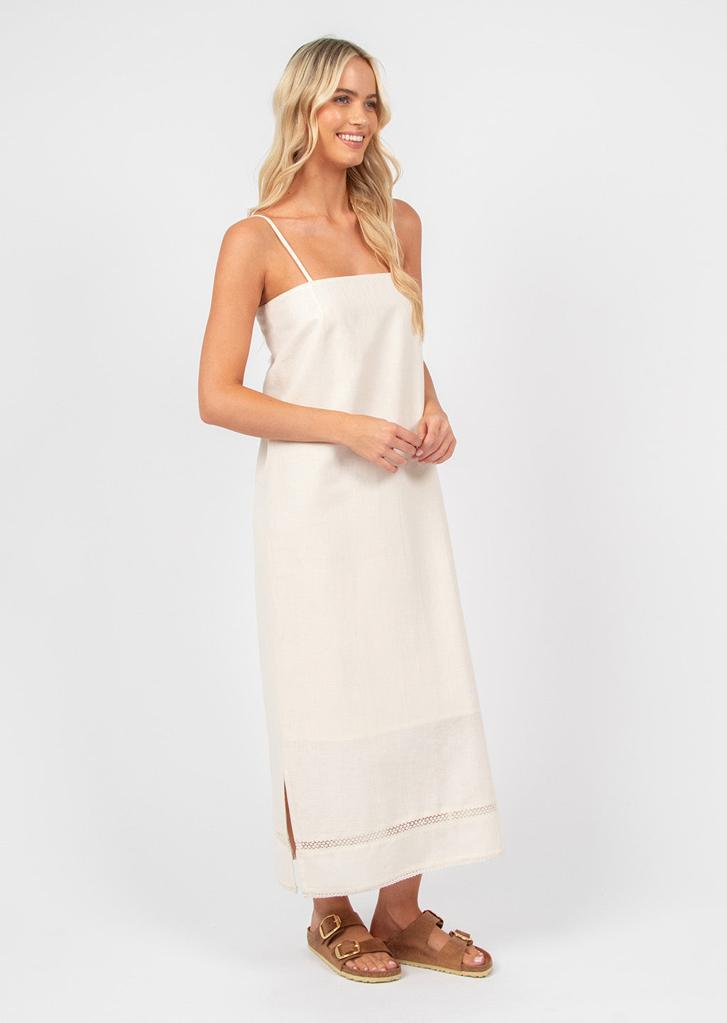 Zena Maxi Dress - Natural