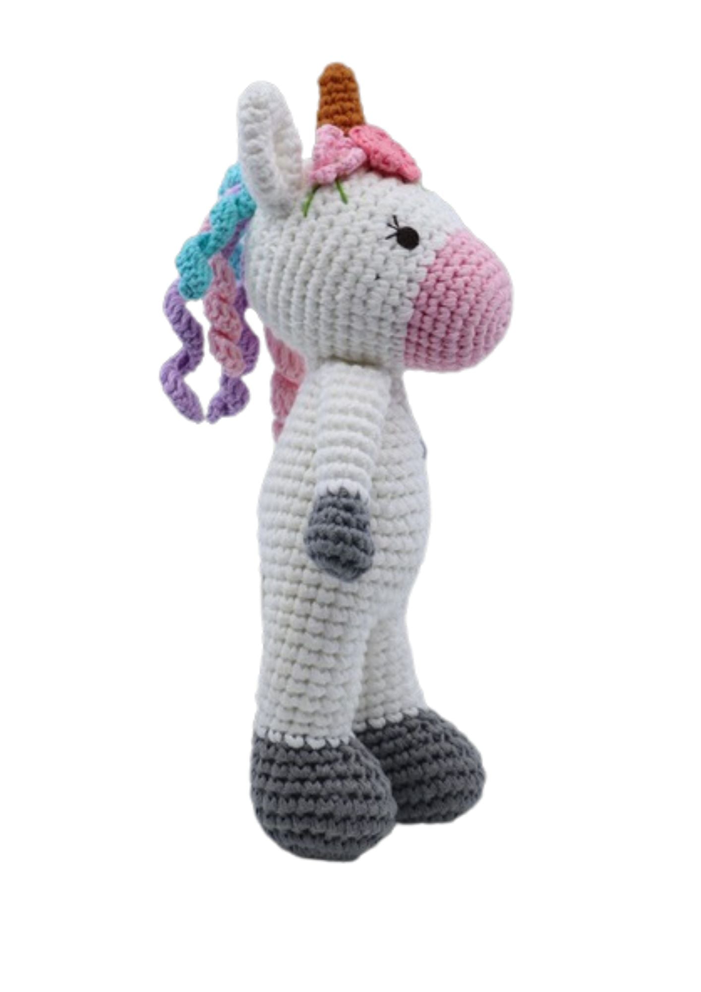 Mini Standing Unicorn Shaker Rattle